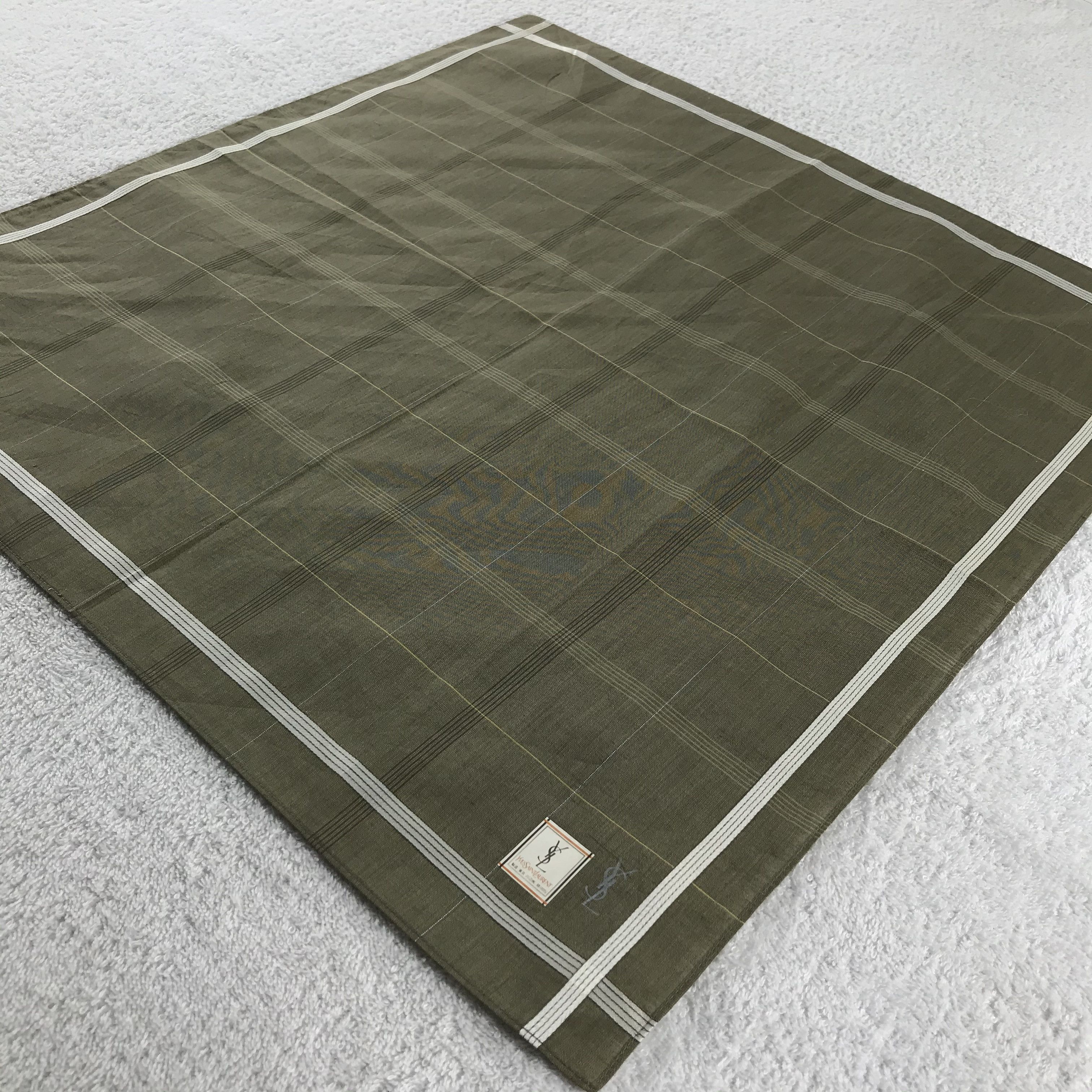 Vintage × Yves Saint Laurent Yves Saint Laurent Bandana/ Handkerchief / Neckerchief Size ONE SIZE - 4 Thumbnail