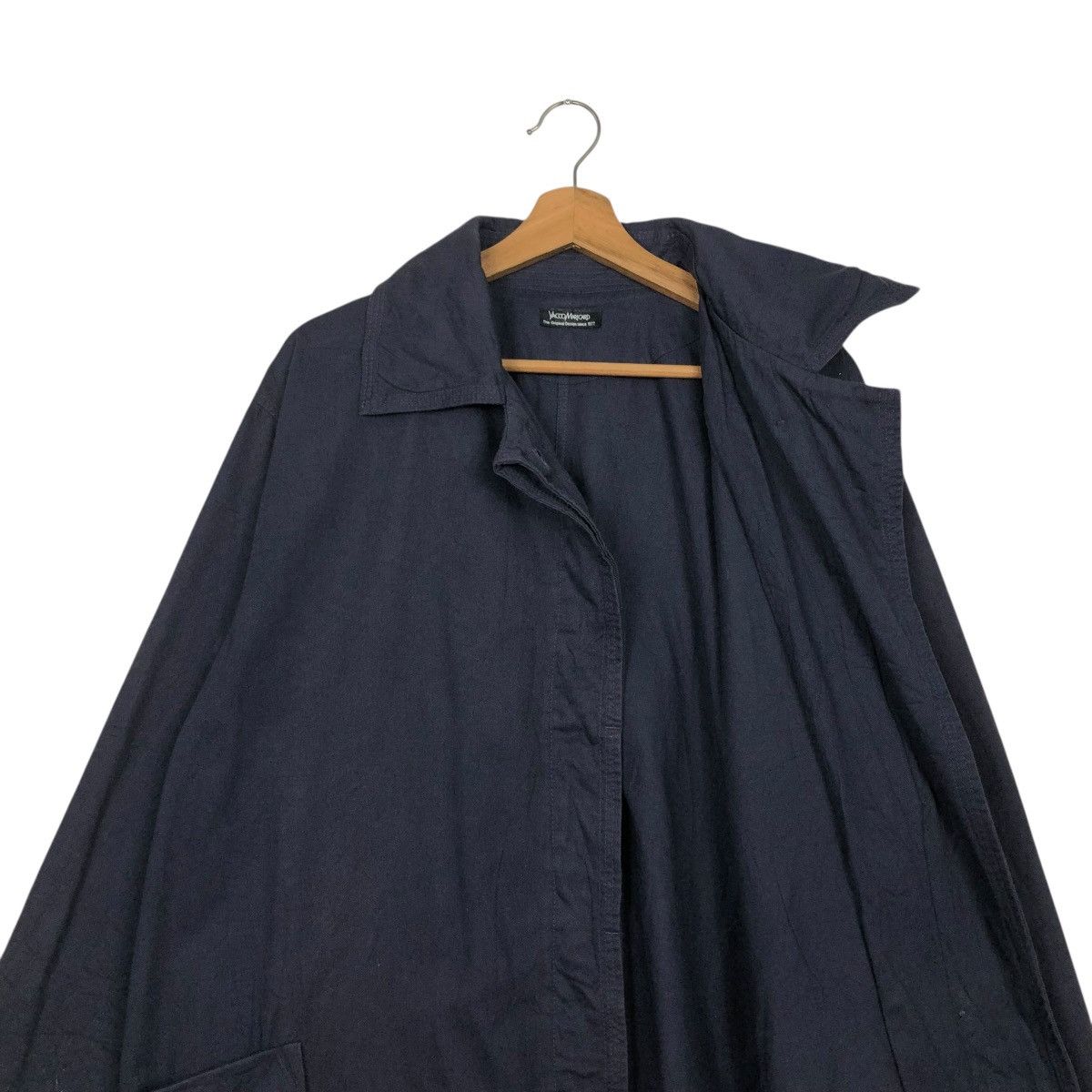 Japanese Brand 🔥RICH BLACK VTG LONG JACKET YACCOMARICARD ISSEY MIYAKE Size US L / EU 52-54 / 3 - 13 Thumbnail