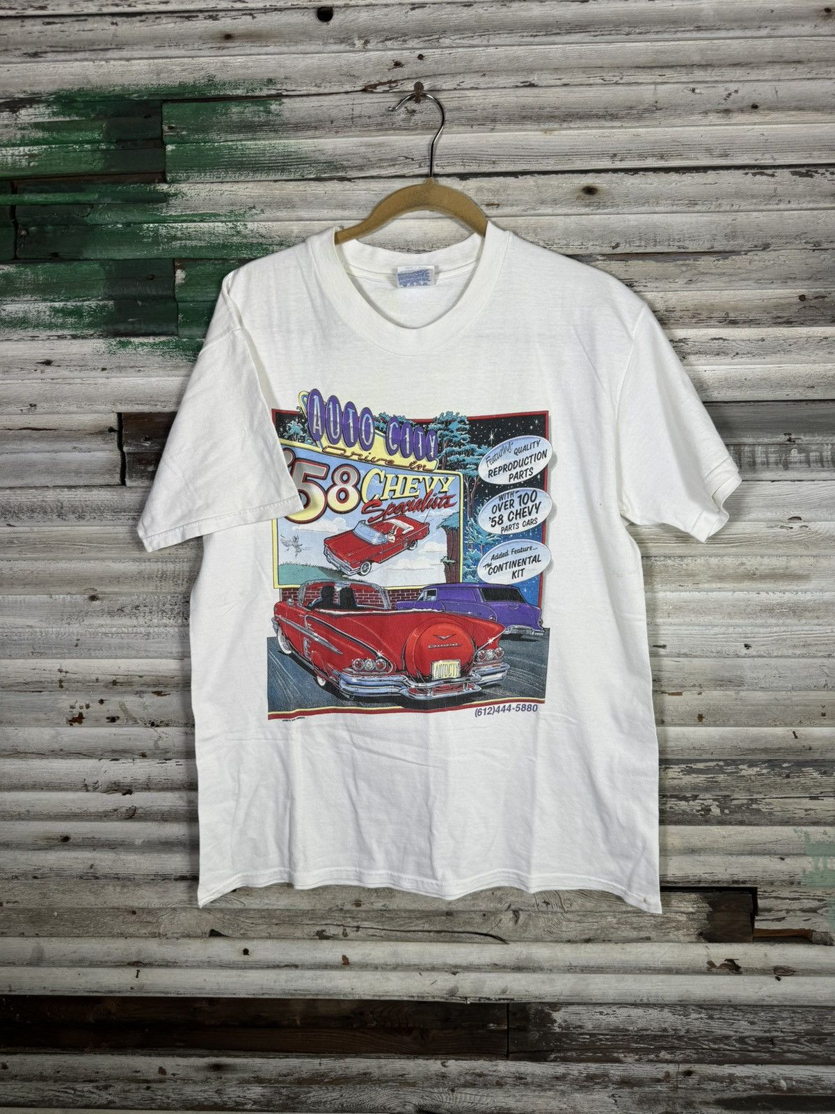 Chevrolet × Vintage Vintage ‘58 Chevy Shirt Size US L / EU 52-54 / 3 - 1 Thumbnail