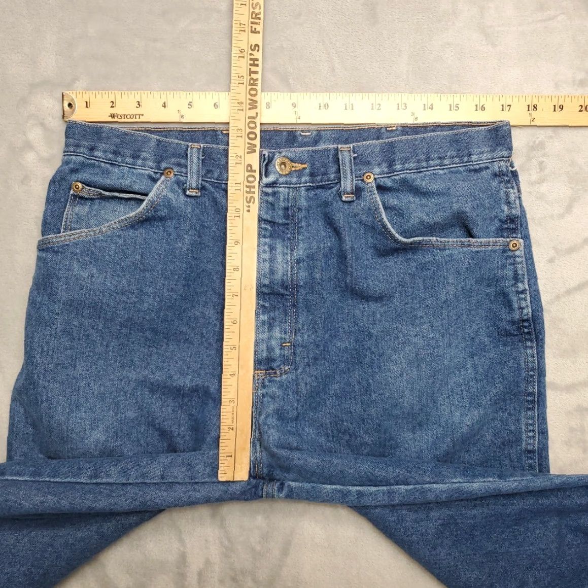 Vintage VINTAGE Sportscraft Jeans Mens 36x34 Blue Denim 90s Made in USA Casual Pants Size US 36 / EU 52 - 7 Thumbnail