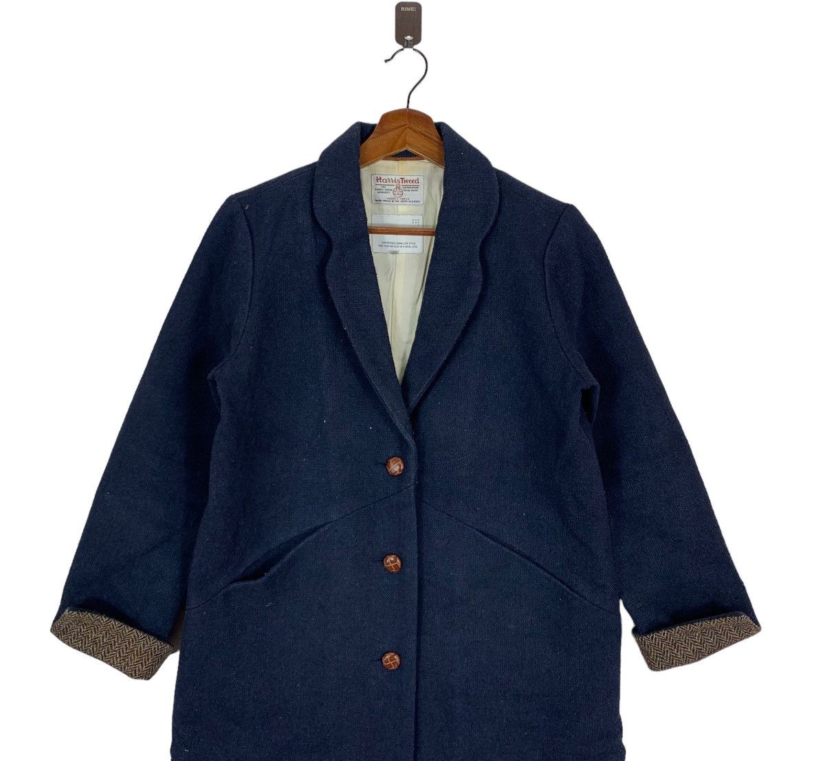 Harris Tweed HARRIS TWEED SEVENDAY SUNDAYS LONG COAT JACKET Size L / US 10 / IT 46 - 6 Thumbnail