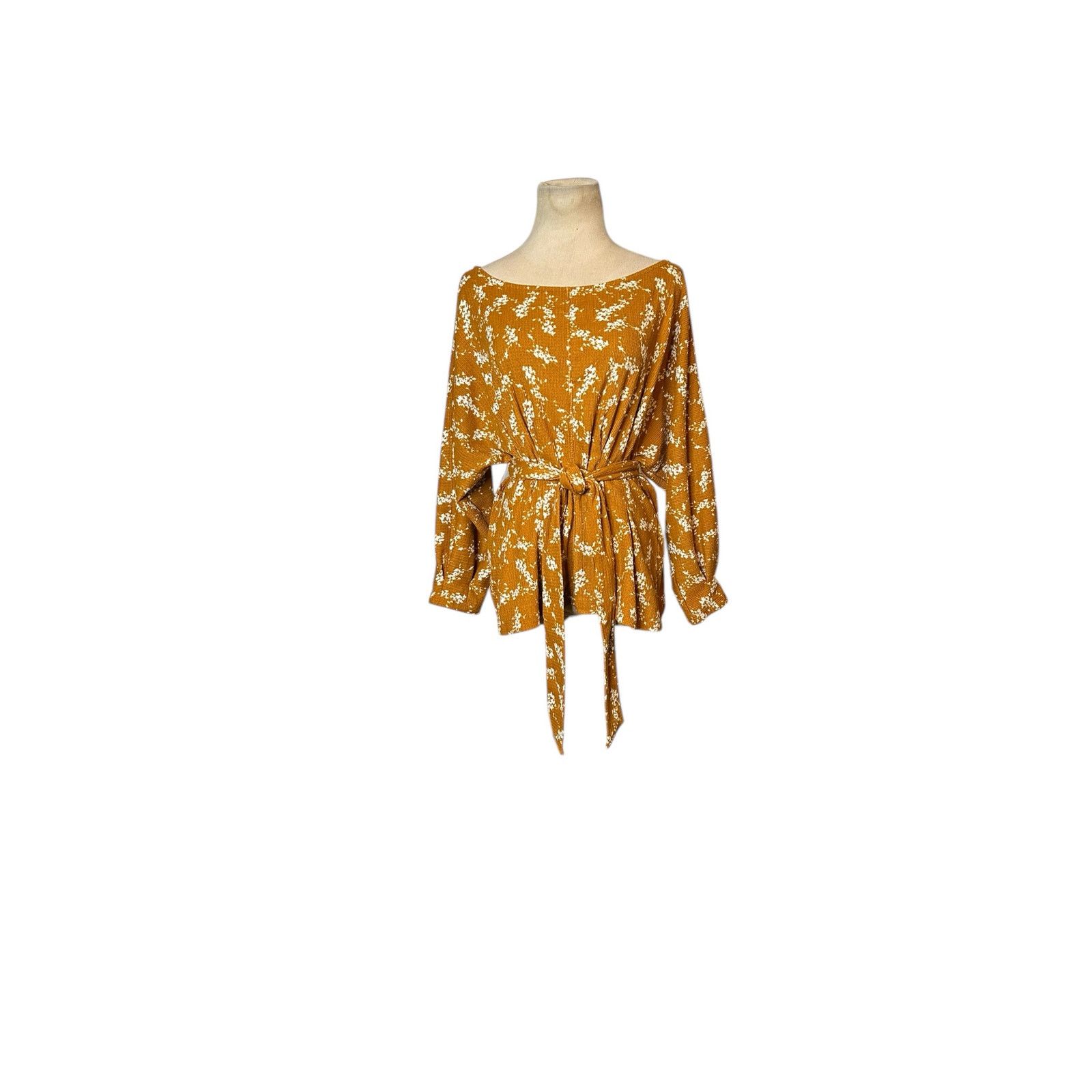 Anthropologie By Anthropologie long sleeves floral belted blouse size S Size S / US 4 / IT 40 - 13 Thumbnail
