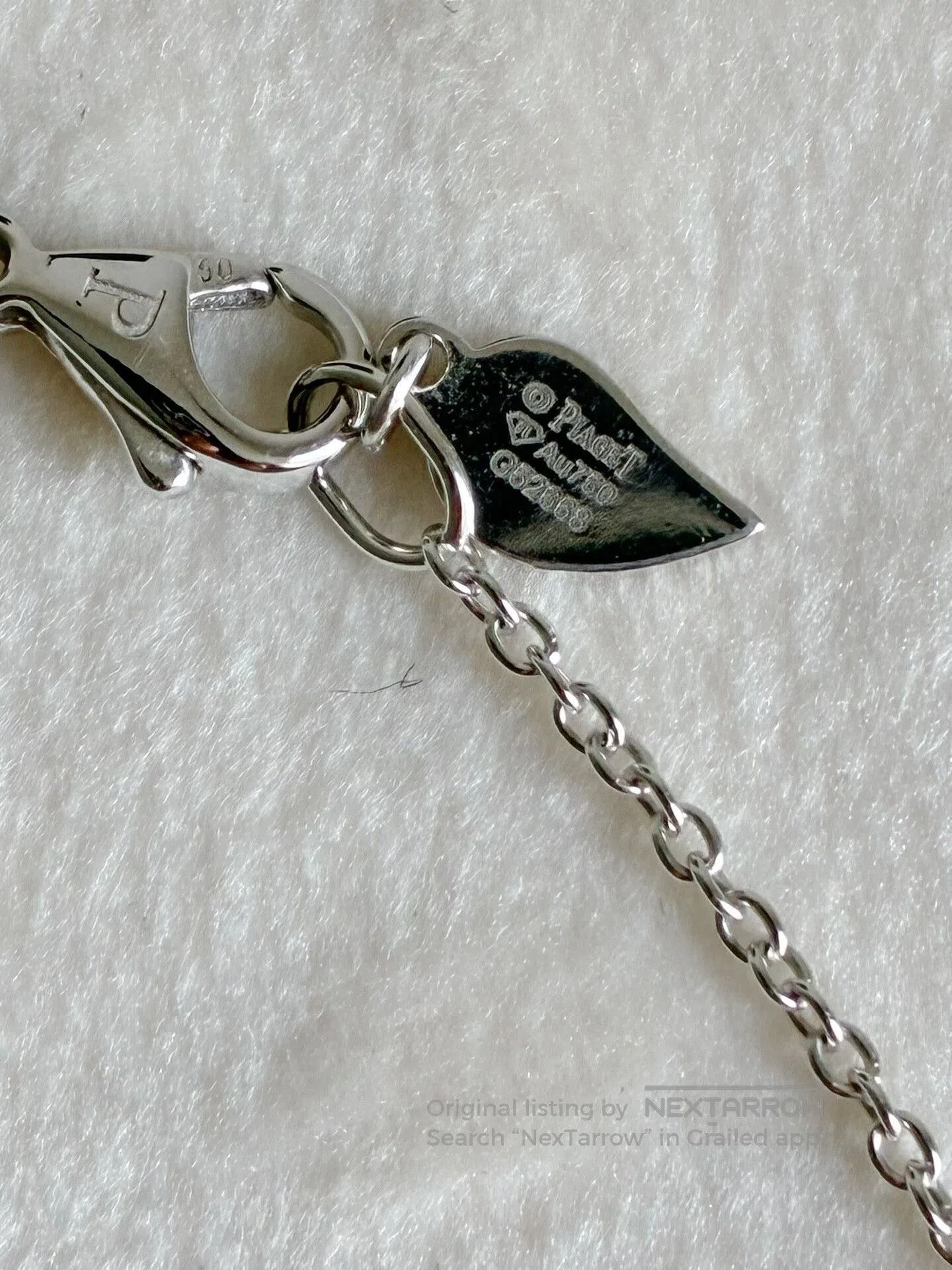 Piaget PIAGET ROSE 18K White Gold Diamond Necklace. Size ONE SIZE - 7 Thumbnail