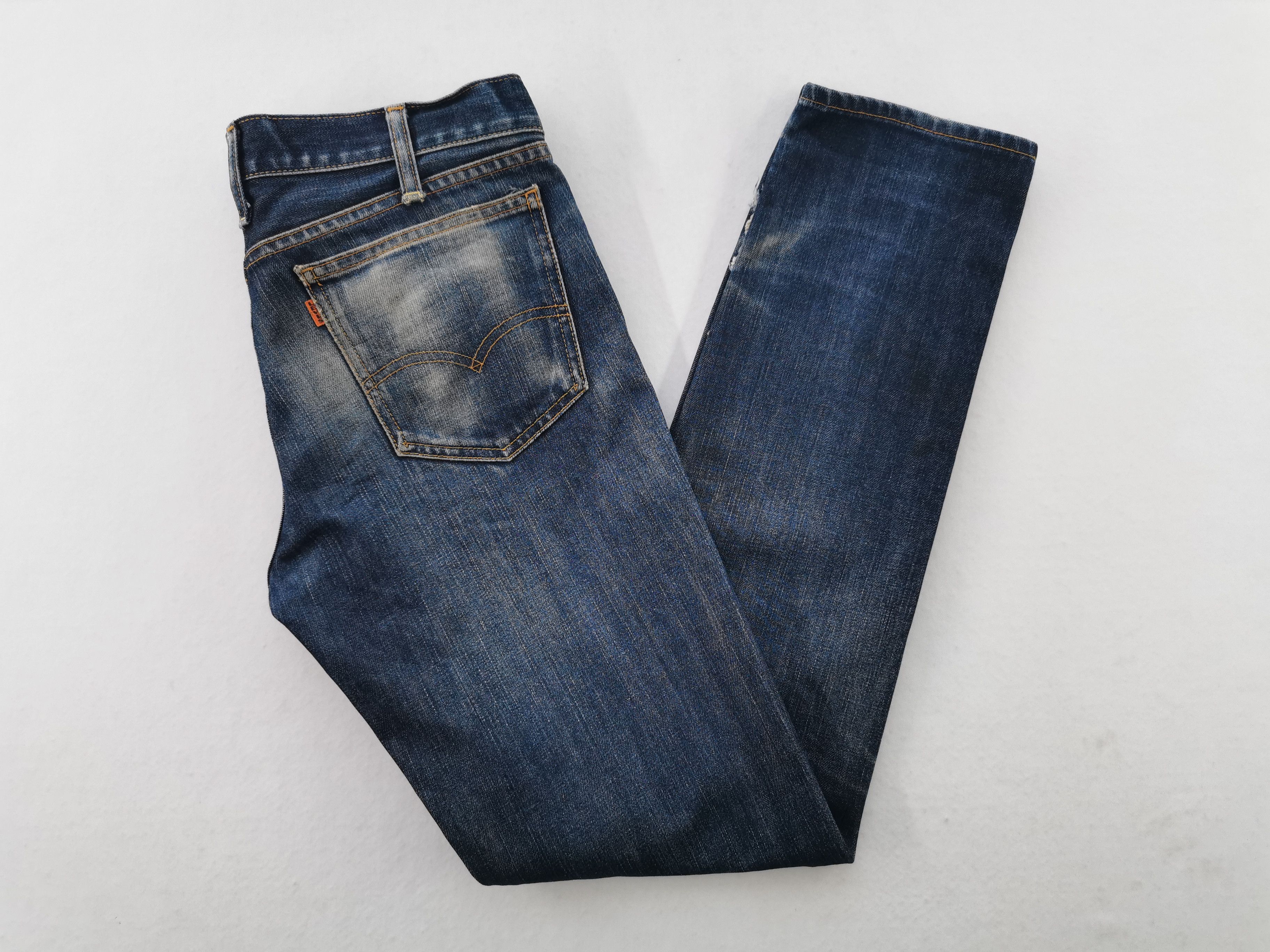 Levi's Distressed VTG 90s Levis 606 Big E Orange Tab Made In Japan Size US 30 / EU 46 - 5 Thumbnail