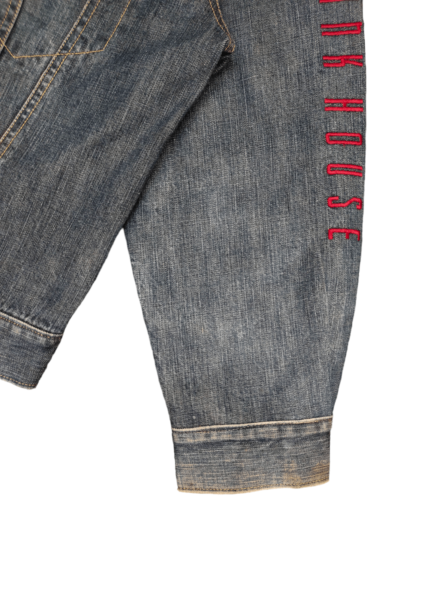 Karl Helmut SS99 Pink House World Patchwork Denim Jacket Karl Helmut Size M / US 6-8 / IT 42-44 - 9 Thumbnail