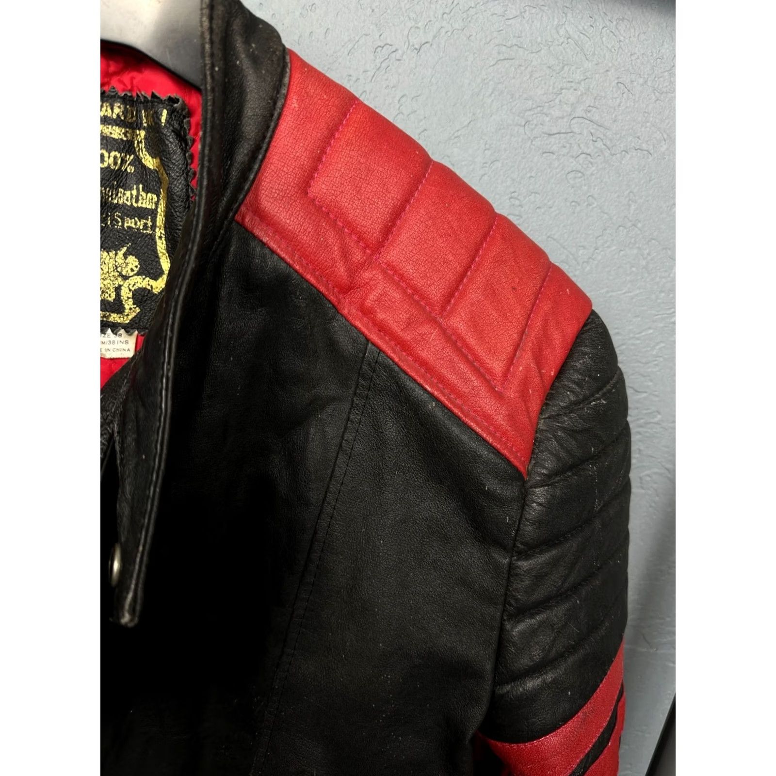Vintage VINTAGE 90s Mens Biker Leather Jacket M Black Jacket Mens 90s Vintage Leather Biker Jacket Mid Black Mens Size US M / EU 48-50 / 2 - 7 Thumbnail