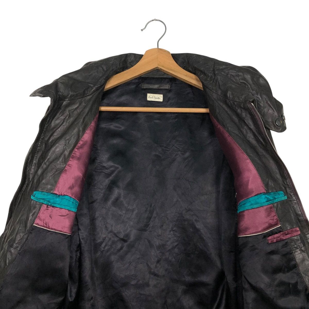 Paul Smith 🔥VINTAGE SOFT LEATHER BIKER JACKET PAUL SMITH Size US M / EU 48-50 / 2 - 16 Thumbnail