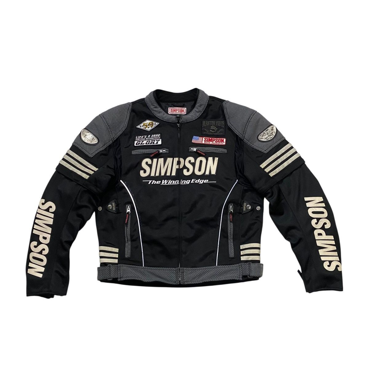 Vintage Vintage Simpson Racing Full Patches Mash Jackets Size US L / EU 52-54 / 3 - 1 Thumbnail