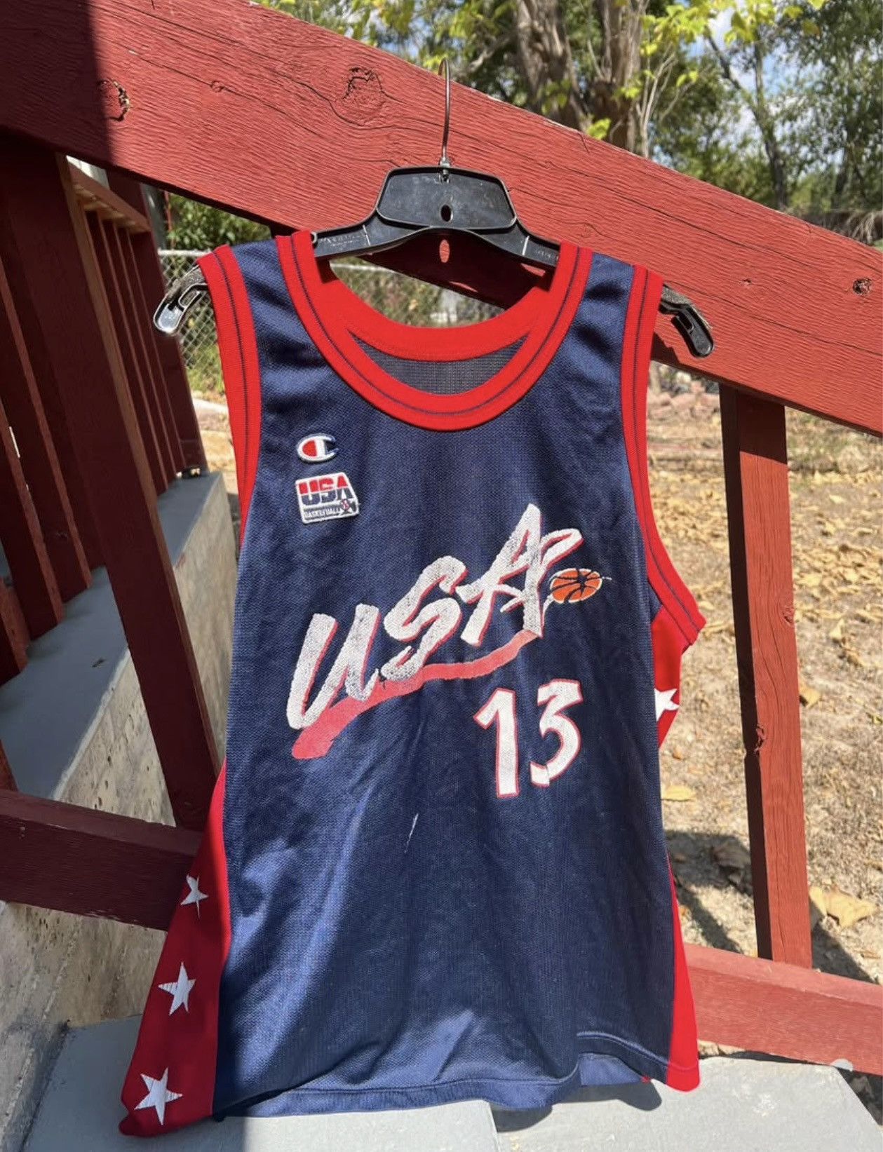 Champion 1995 ATL Olympics Team USA Shaq Jersey Size US XL / EU 56 / 4 - 1 Thumbnail