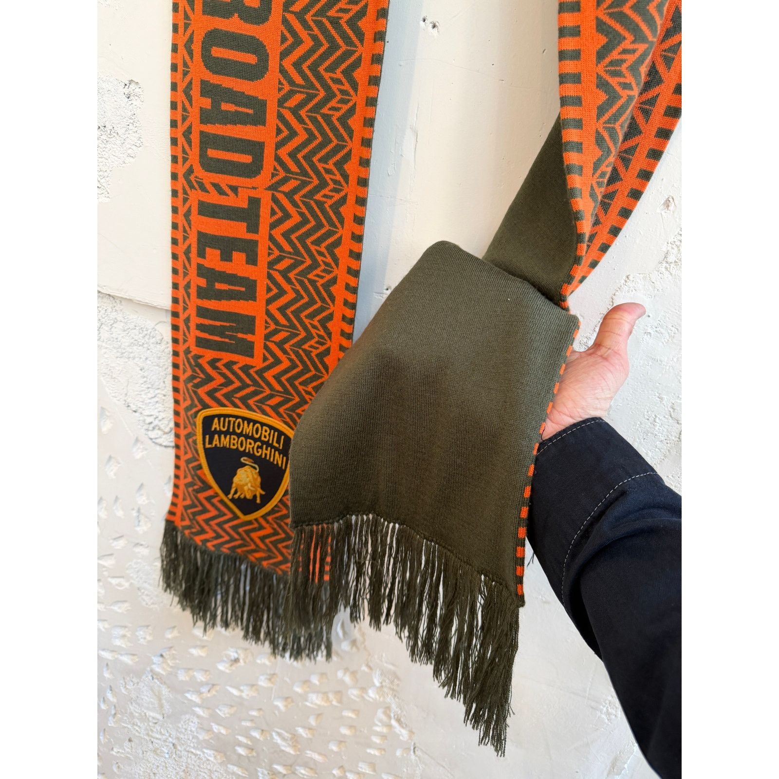 Rhude Rhude Lamborghini Embroidered Off Road Team Scarf Size ONE SIZE - 6 Thumbnail