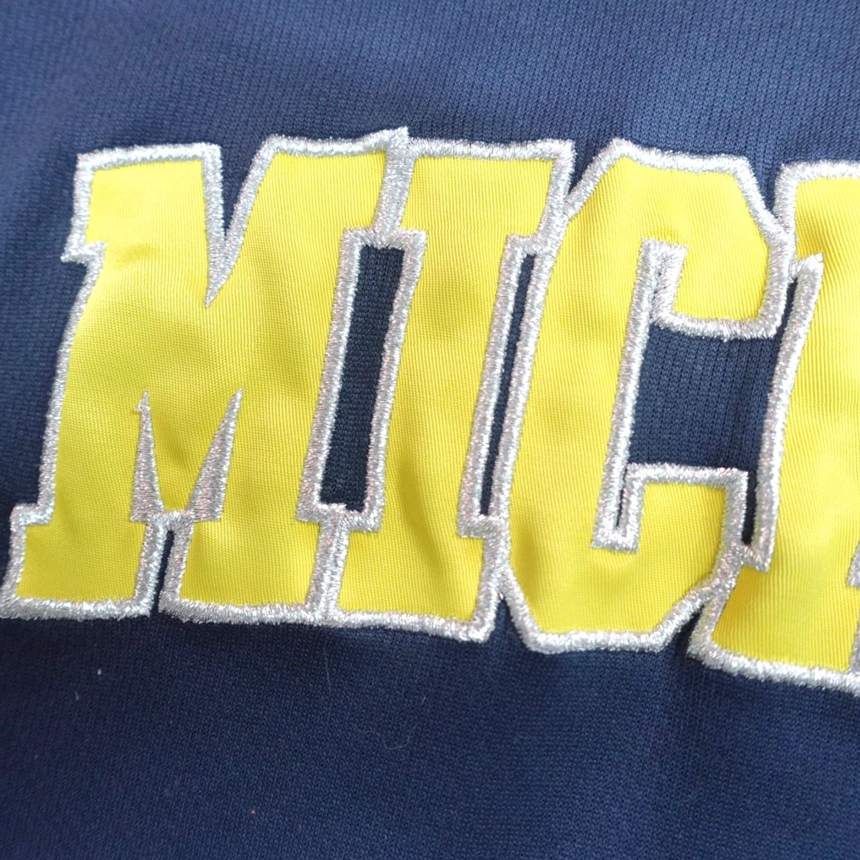 Nike VINTAGE Nike Michigan Wolverines Sweatshirt L Blue Embroidered Pullover Men Size US L / EU 52-54 / 3 - 4 Thumbnail