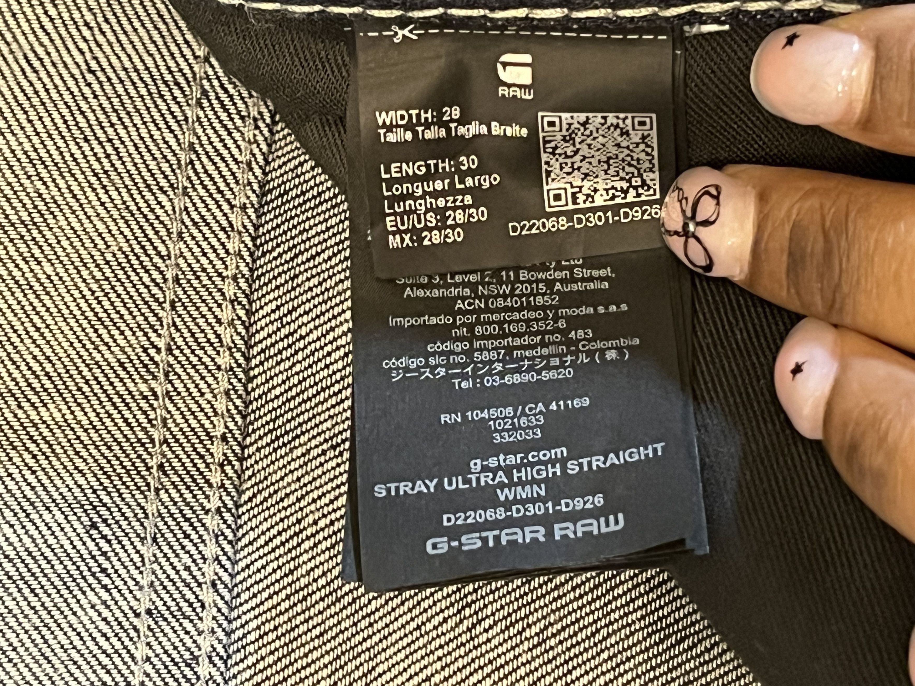 G-Star Stray Ultra High Loose Jeans- Raw Denim Size 28" / US 6 / IT 42 - 6 Thumbnail