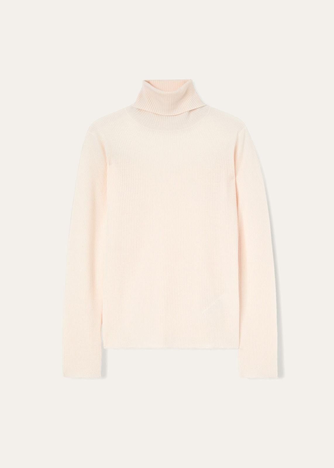 Loro Piana o1srvl11e0824 Taupo Turtleneck Sweater in Light Pink Size XS / US 0-2 / IT 36-38 - 1 Thumbnail