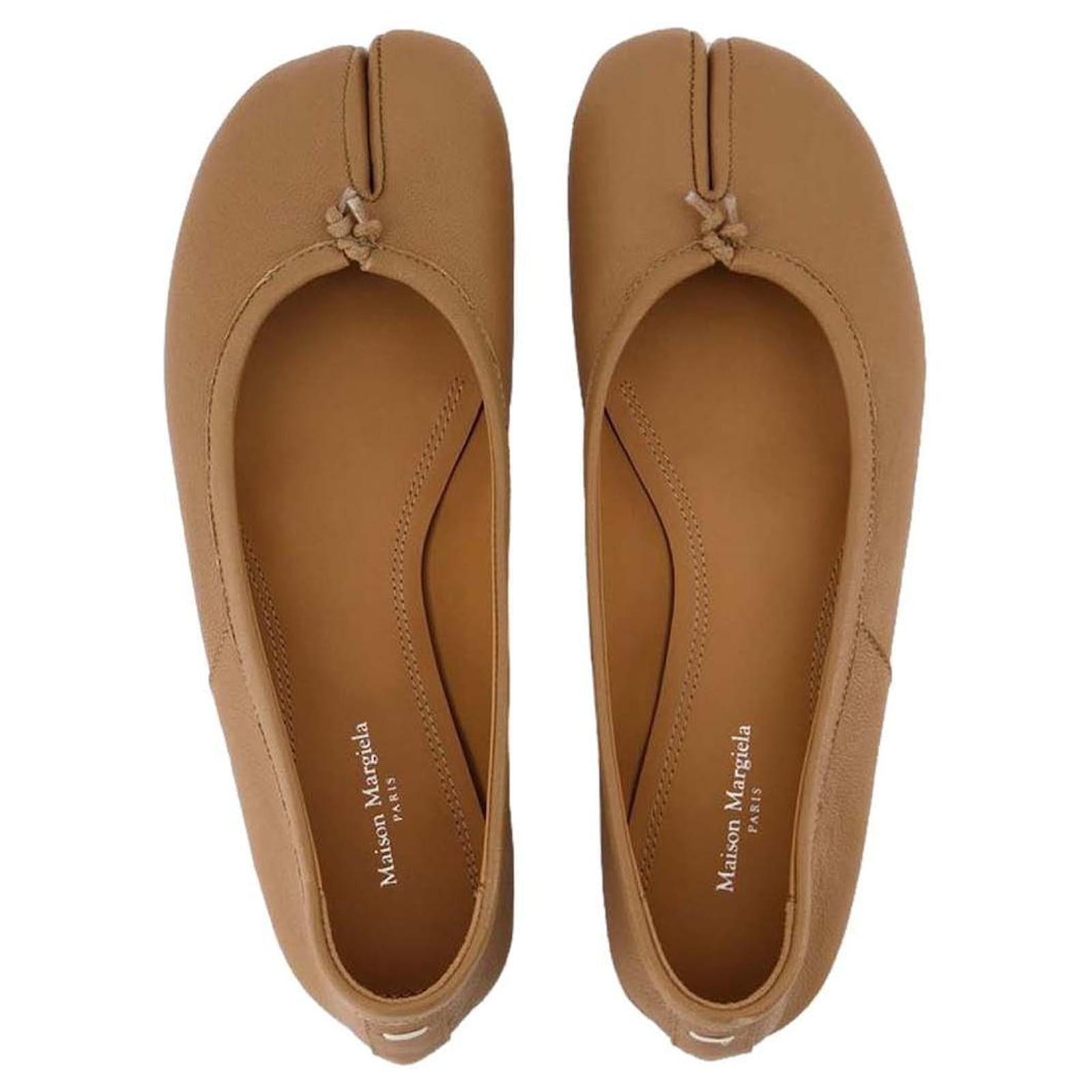 Maison Margiela o1w1db10625 Tabi Flats in Brown Size US 6 / IT 36 - 4 Thumbnail
