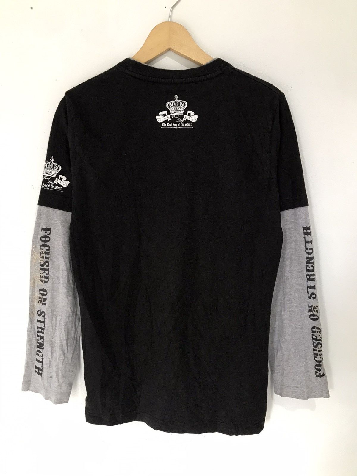Hysteric Glamour Archive Badboy poem Lighting spirit longsleeve double layer Size US M / EU 48-50 / 2 - 7 Thumbnail