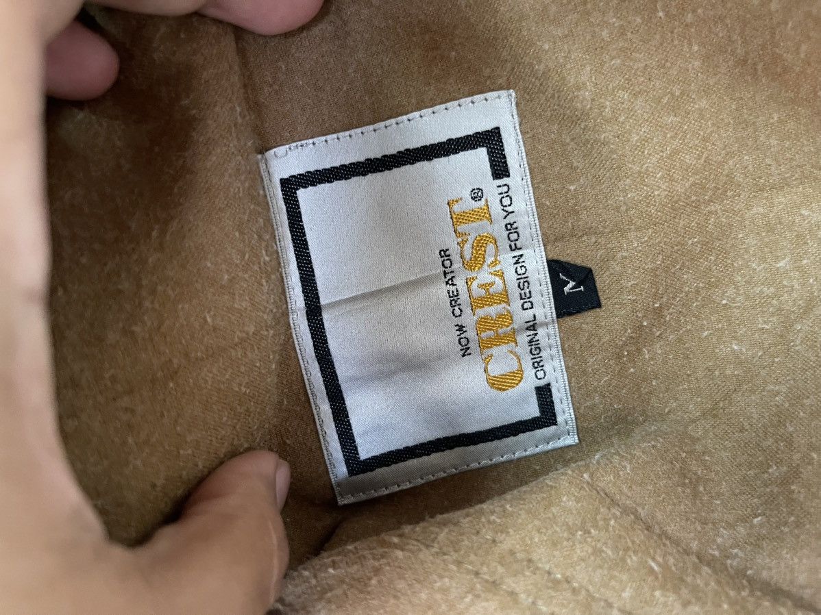 Designer × Vintage VINTAGE CREST TSHIRT BUTTON UP SUEDE Size US M / EU 48-50 / 2 - 3 Thumbnail