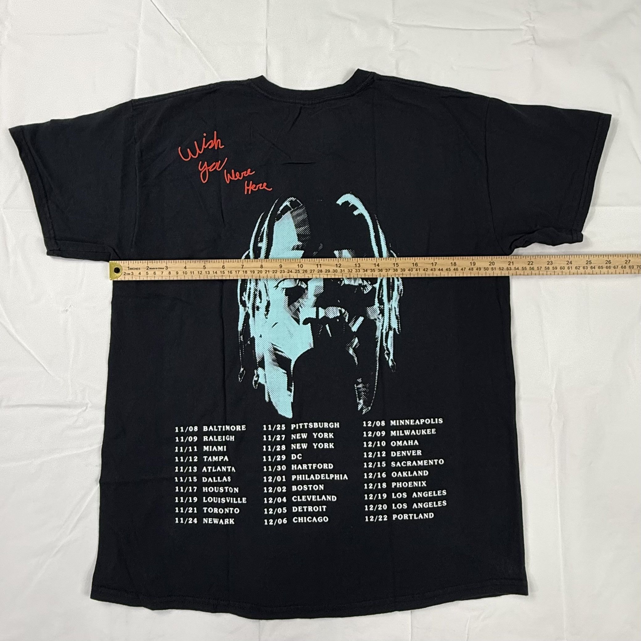 Travis Scott Travis Scott Astroworld Wish You Were Here Tour 2018 Tee Size US M / EU 48-50 / 2 - 4 Thumbnail