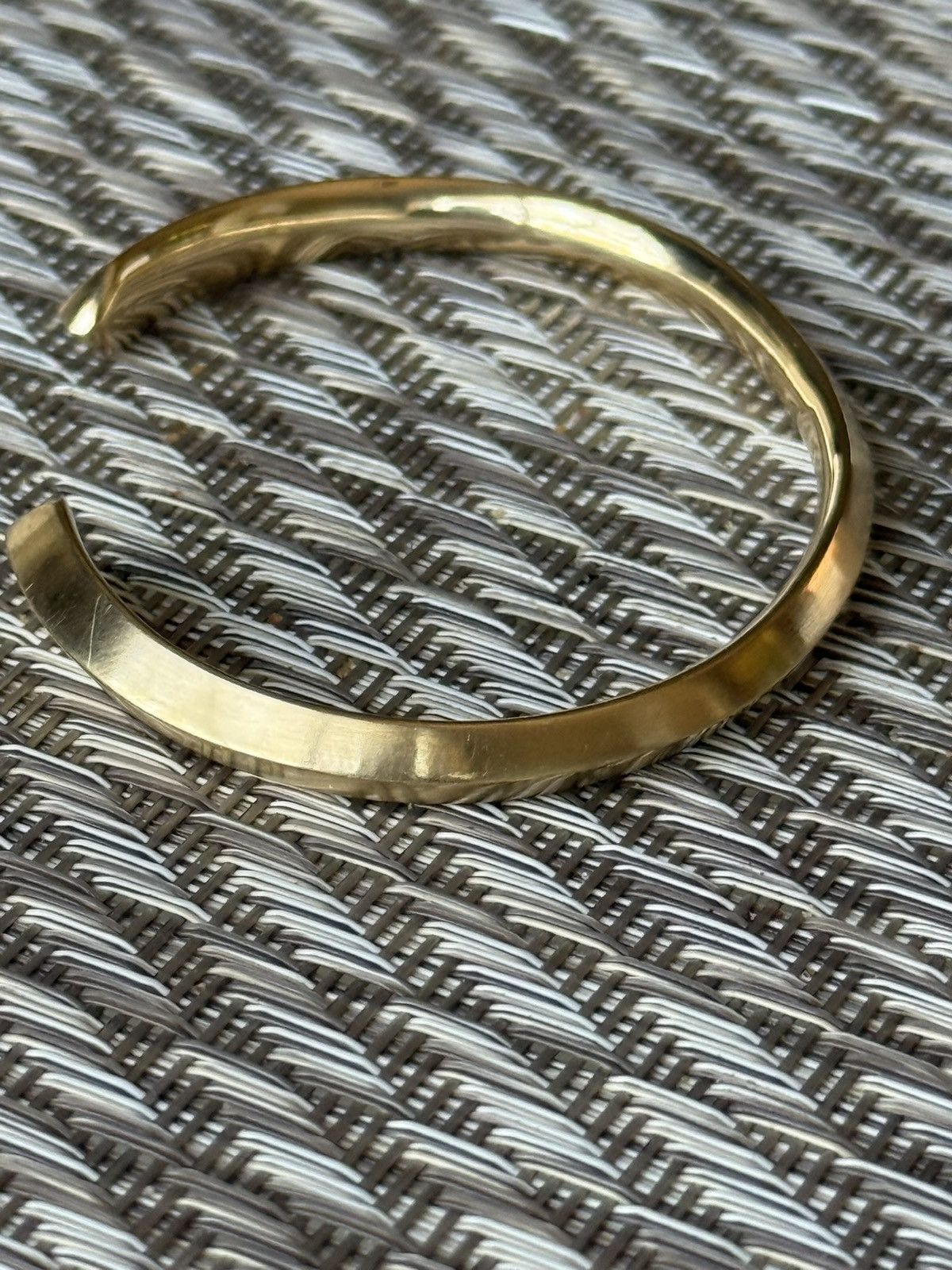 David Yurman Rare David Yurman Roman Cuff Bracelet Bangle 18K Solid Gold Size ONE SIZE - 2 Thumbnail