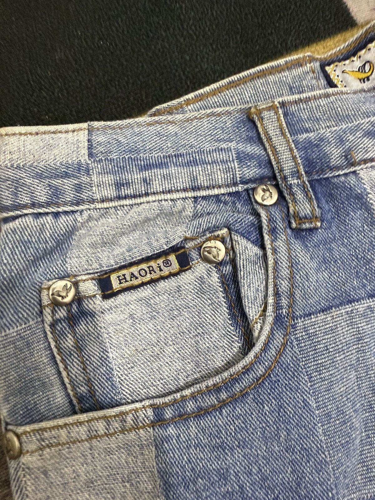 Kapital Kountry HAORI KAPITAL STYLE BOOT CUT DENIM PANTS Size US 29 - 7 Thumbnail