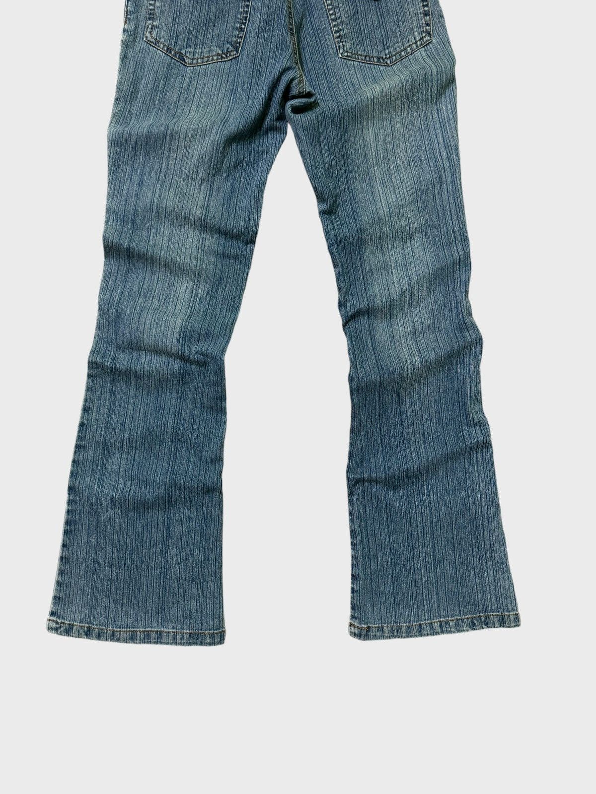 Hysteric Glamour × Japanese Brand Flare HAPHAZARD JEANS Plaid Tartans Junya Watanabe Denim Size US 26 / EU 42 - 11 Thumbnail