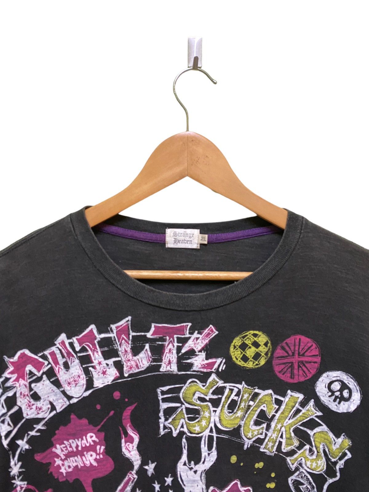 Japanese Brand Guilt Sucks Rock Star Punk Long Sleeve tshirt Size US M / EU 48-50 / 2 - 3 Thumbnail