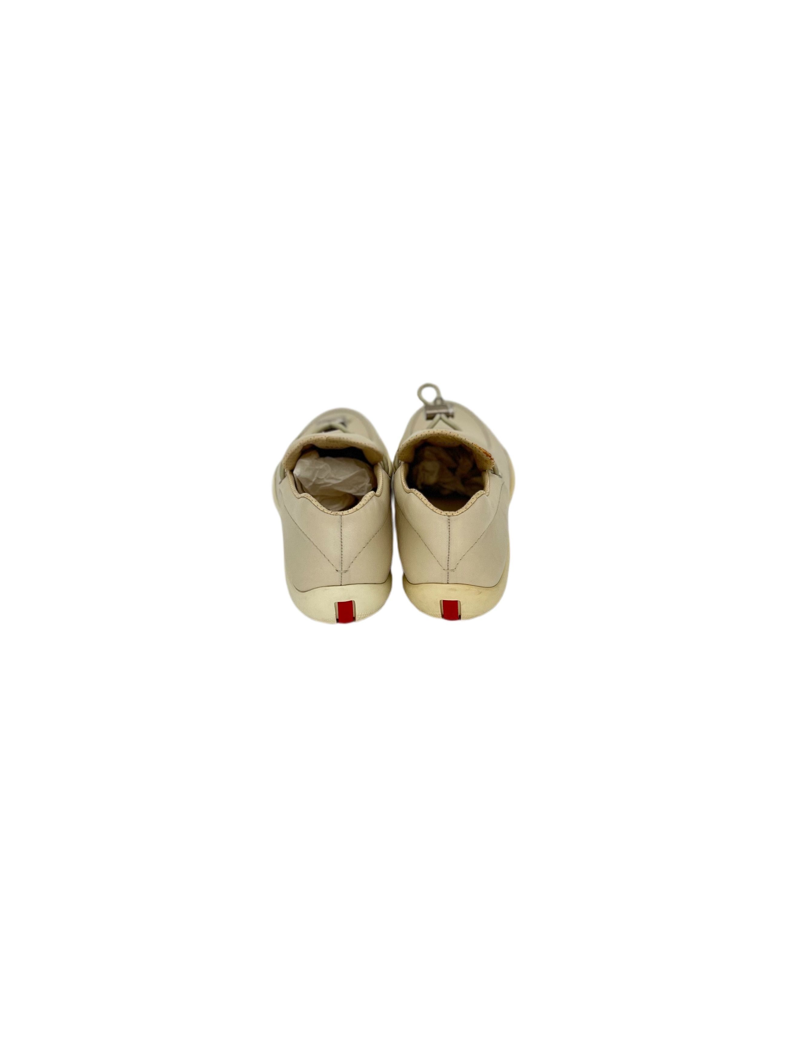 Prada Prada Linea Rossa White Classic Loafers With Toggle Size US 7 / EU 40 - 5 Thumbnail