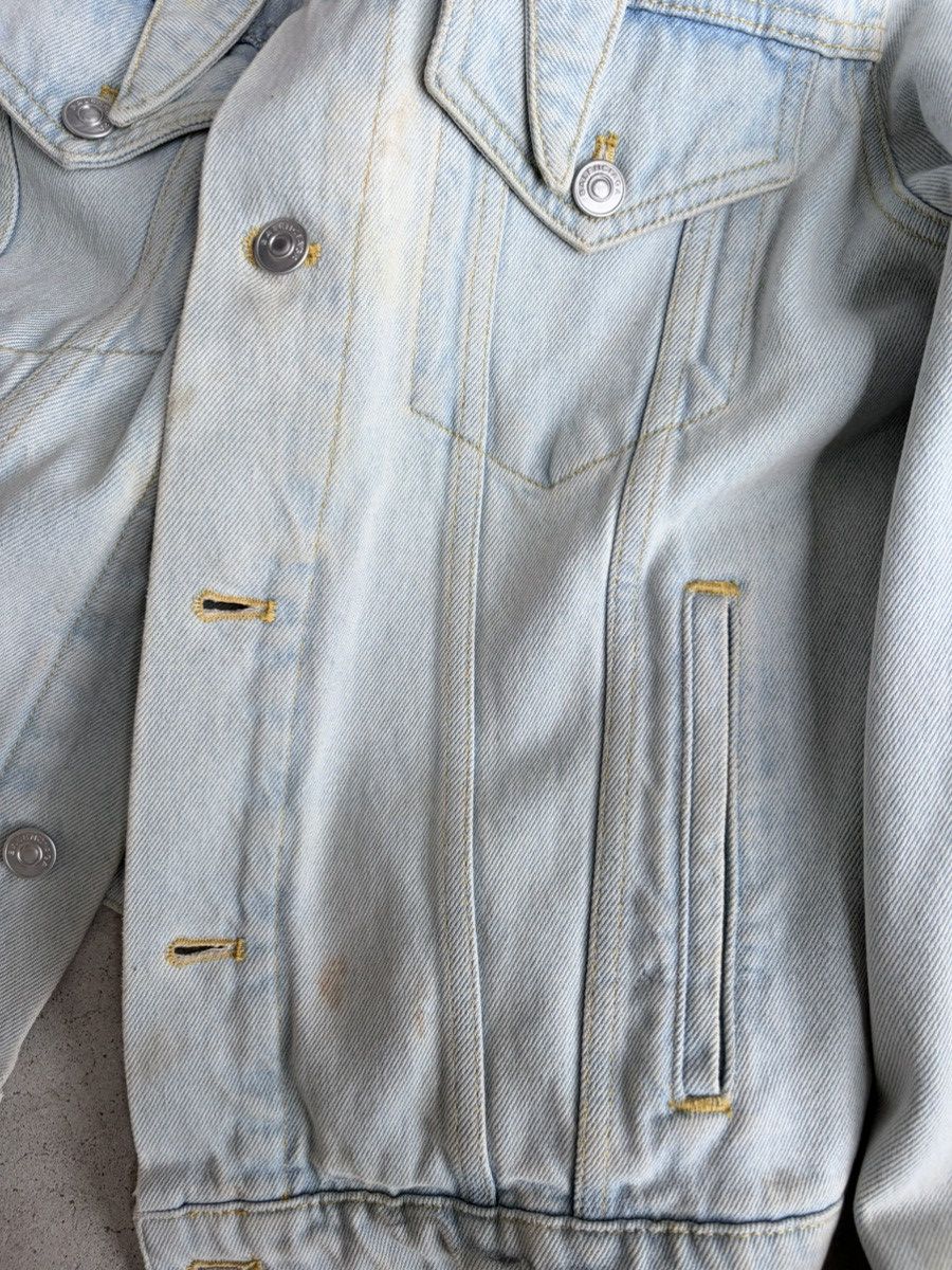 Balenciaga Balenciaga fw17 batwing collar distressed denim jacket Size US M / EU 48-50 / 2 - 4 Thumbnail