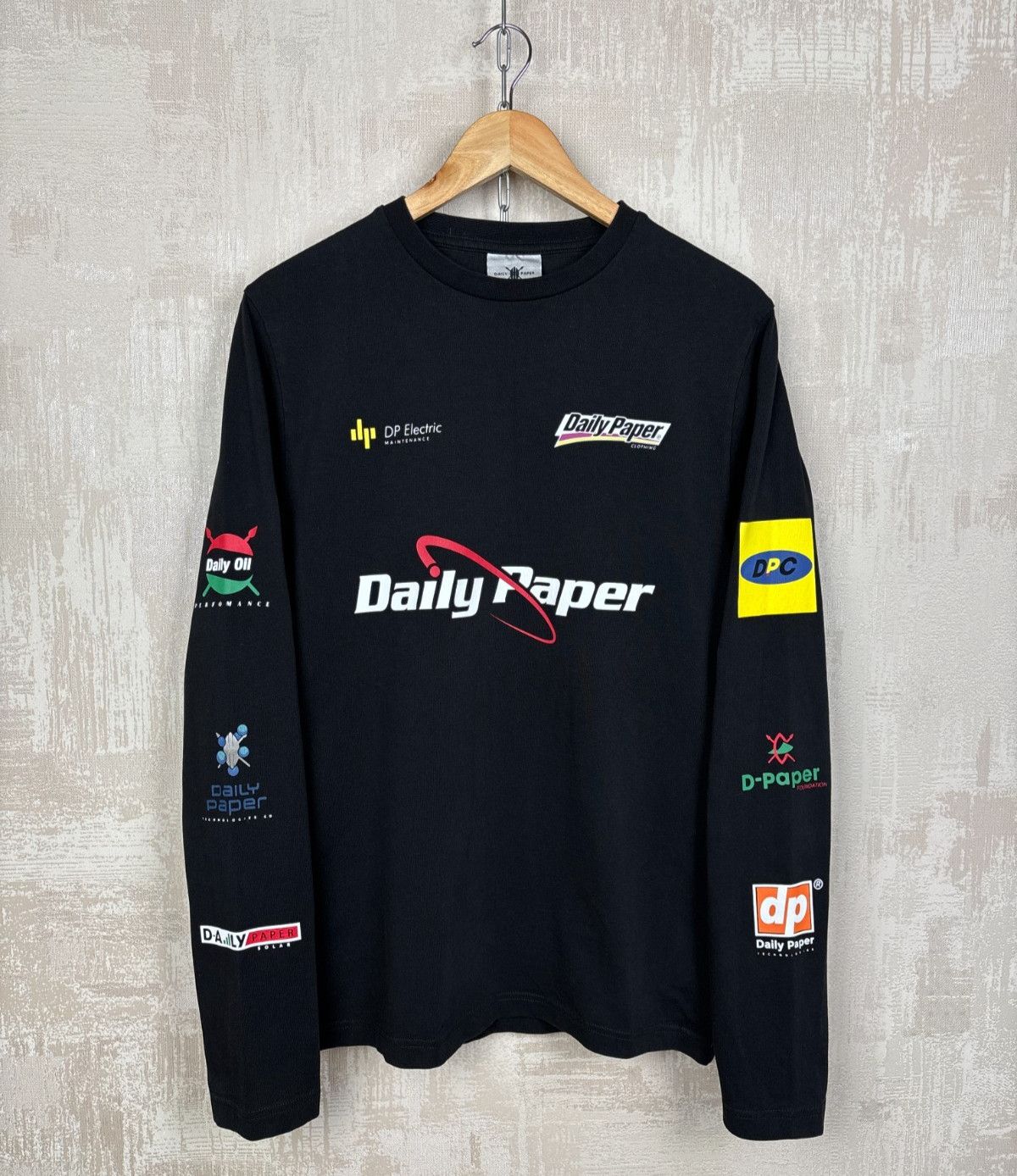 Daily Paper Daily Paper Feff Graphic Long Sleeve T-shirt Black Size US M / EU 48-50 / 2 - 1 Thumbnail