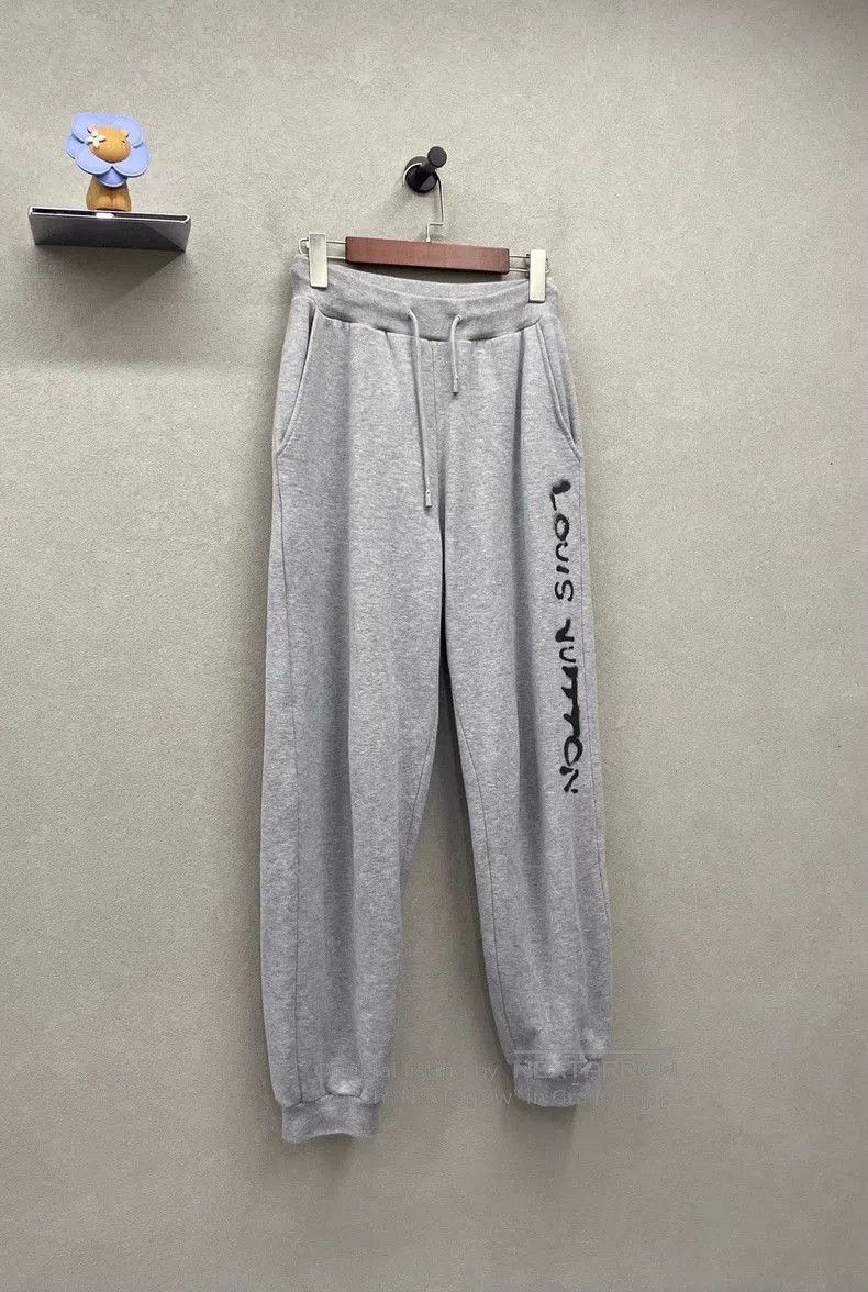 Louis Vuitton LV Gray Drawstring Sweatpants XS. Size US 26 / EU 42 - 3 Thumbnail