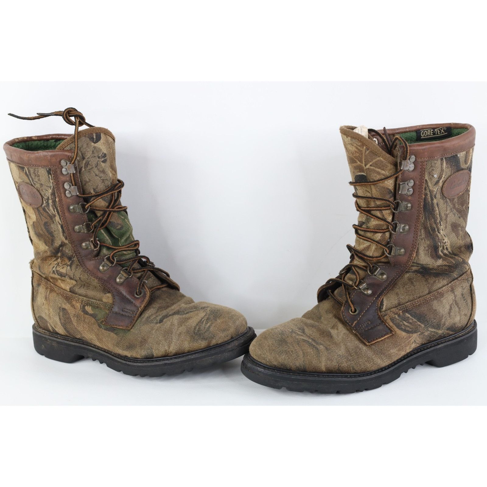 Cabelas Vintage 90s Cabelas Goretex Waterproof Camouflage Boots Size US 7 / EU 40 - 1 Thumbnail