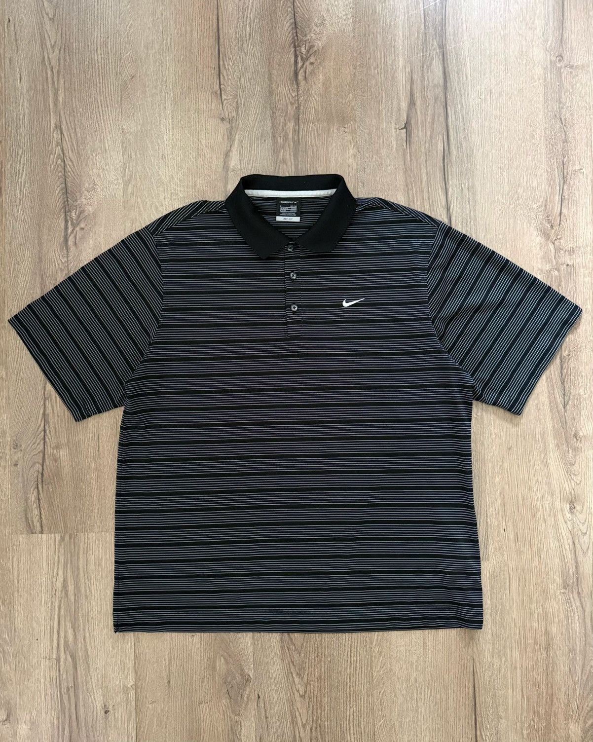 Nike Vintage Nike Striped Polo Size US L / EU 52-54 / 3 - 1 Thumbnail
