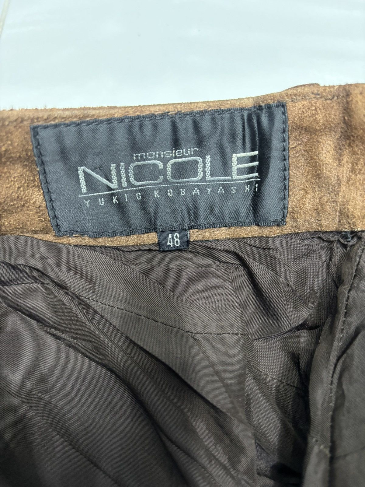 Genuine Leather Vintage Monsieur Nicole Cowhide Leather Pants Cowboy Size US 30 / EU 46 - 12 Thumbnail