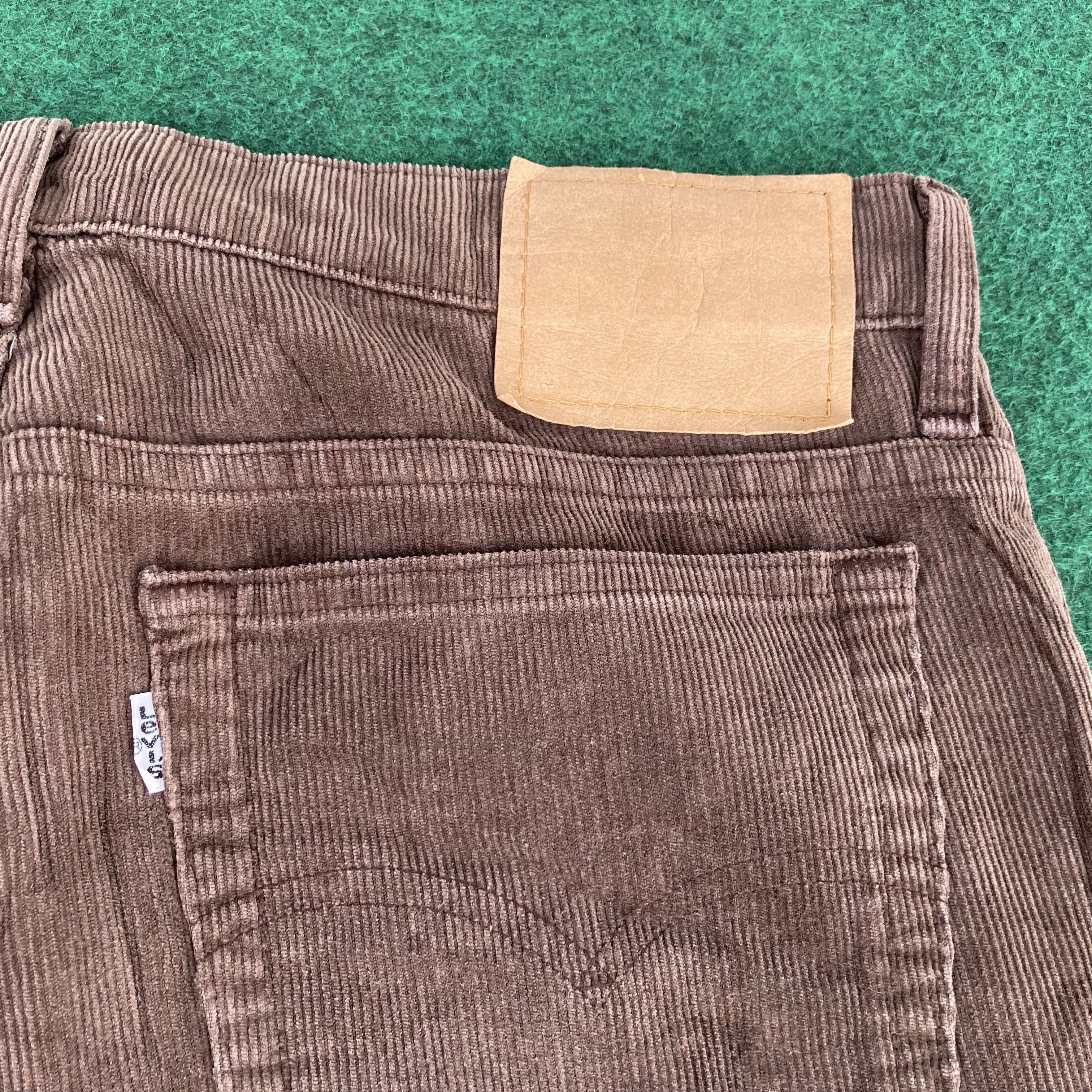 Designer × Levi's × Vintage Vtg Levis 517 Corduroy Sz 32 Bootcut Flared Faded Jeans Size US 32 / EU 48 - 9 Thumbnail