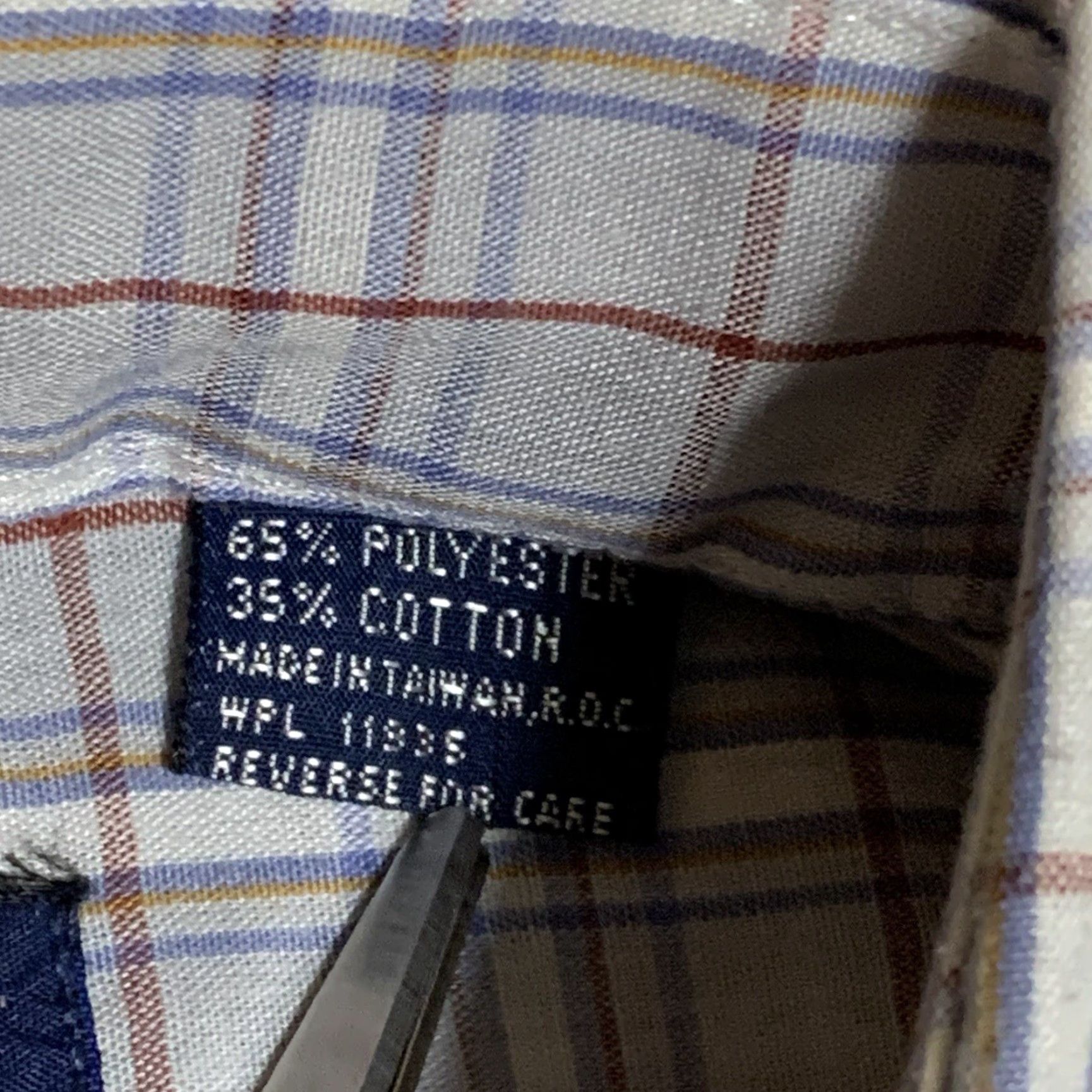 JCPenney VINTAGE JC Penny The Mens Shop Button Front Shirt Mens M Blue Plaid Shirt Mens M Size US M / EU 48-50 / 2 - 8 Thumbnail