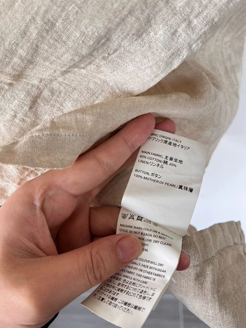Our Legacy our legacy Box Shirt cotton and linen blend coating to make Size US M / EU 48-50 / 2 - 6 Thumbnail