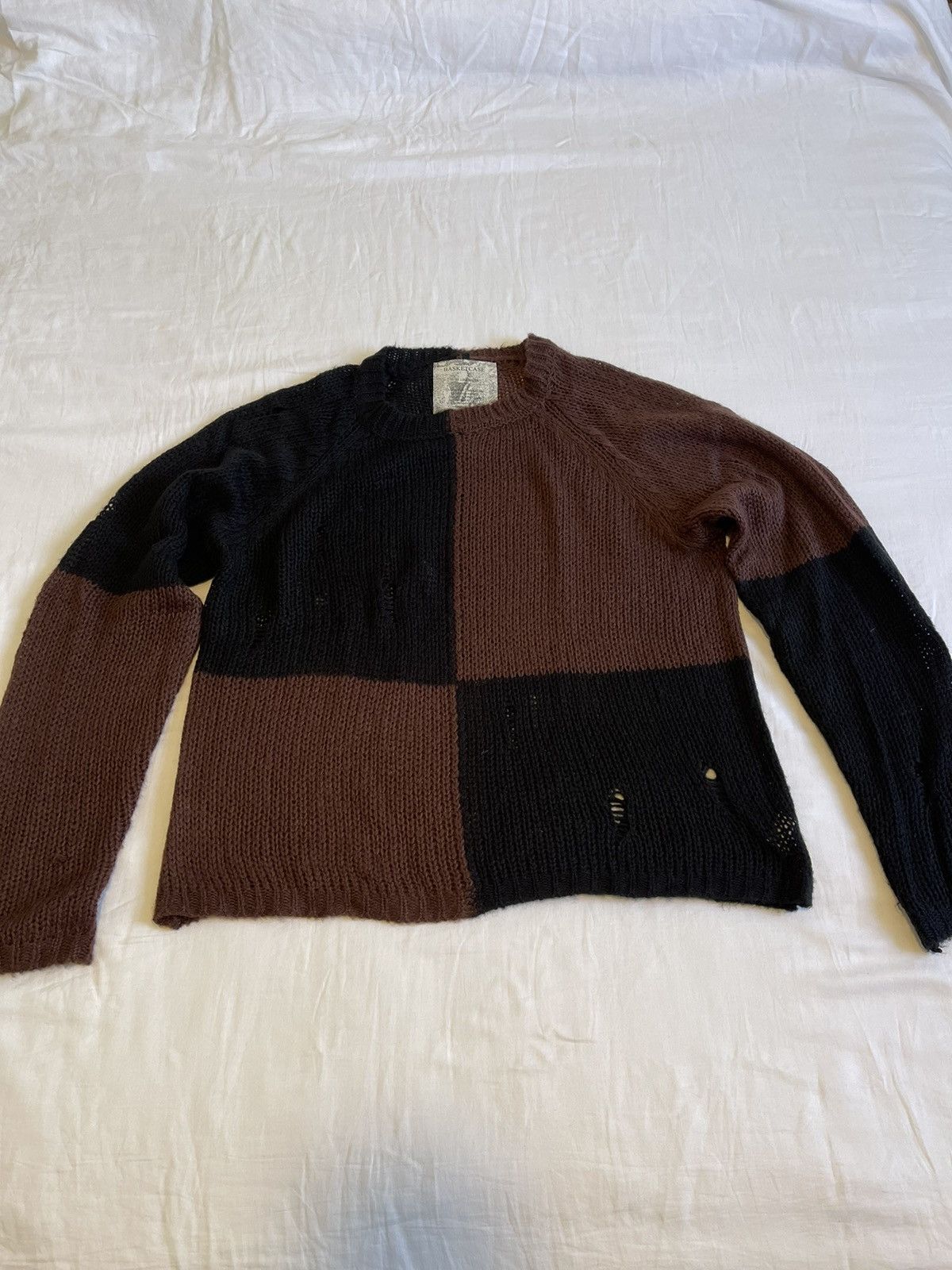 basketcase gallery Basketcase Gallery QUADCUT, knit sweater | Grailed
