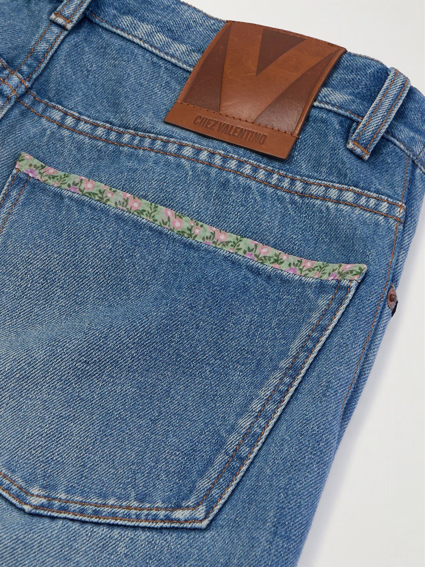 Valentino o1y0326 Denim Pant in Blue Size 25" / US 0 / IT 36 - 6 Thumbnail