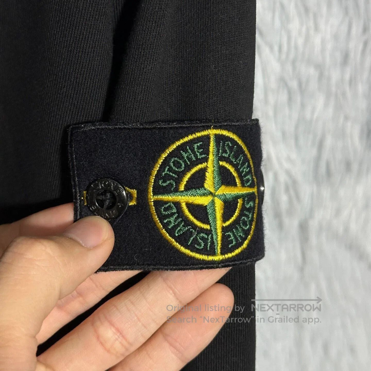 Stone Island black half-zip sweatshirt from Stone Island. Size US XXL / EU 58 / 5 - 6 Thumbnail