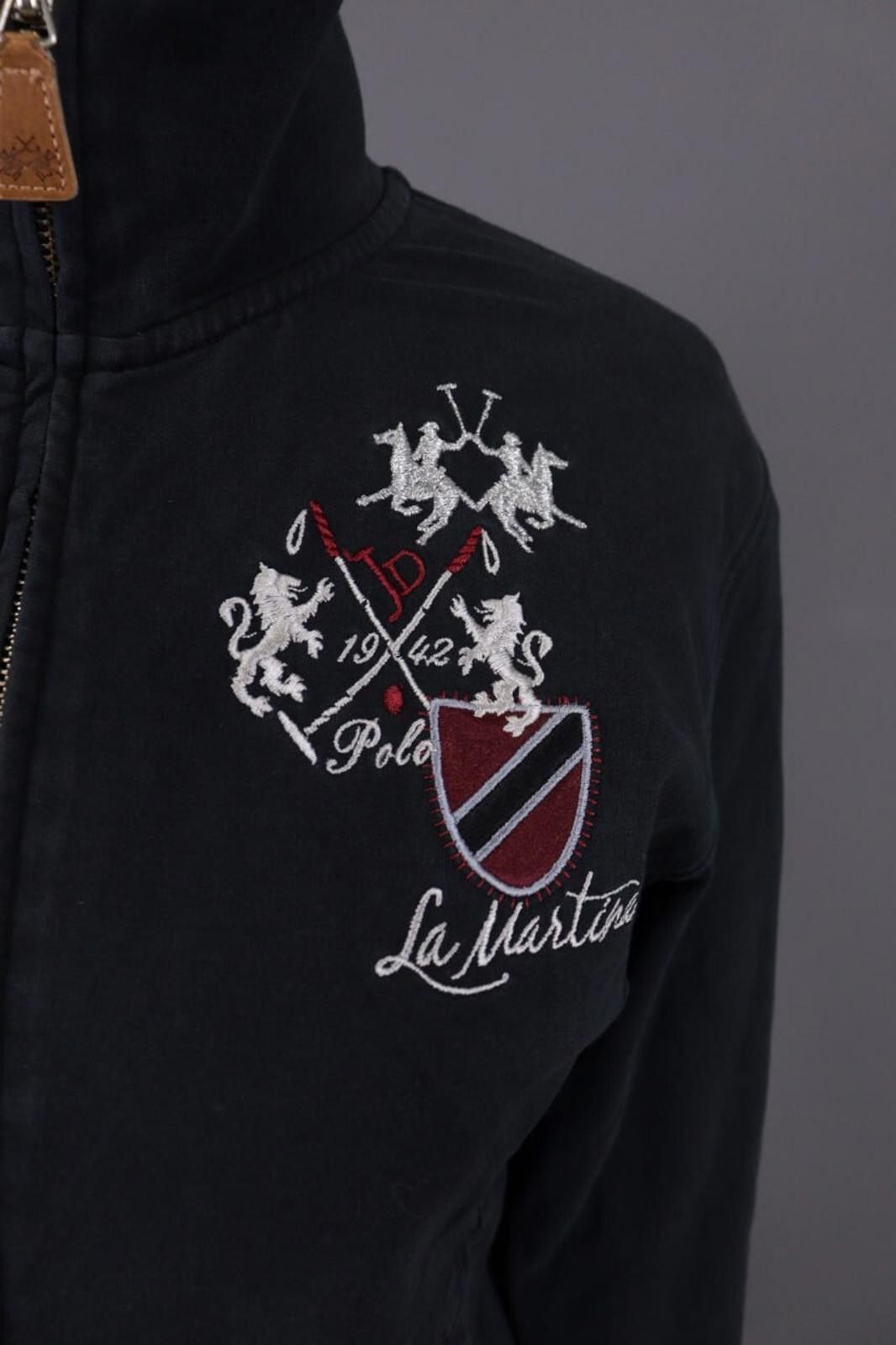 La Martina La Martina Jodhpur Black Polo Activewear Jacket Size 4 Size S / US 4 / IT 40 - 4 Thumbnail