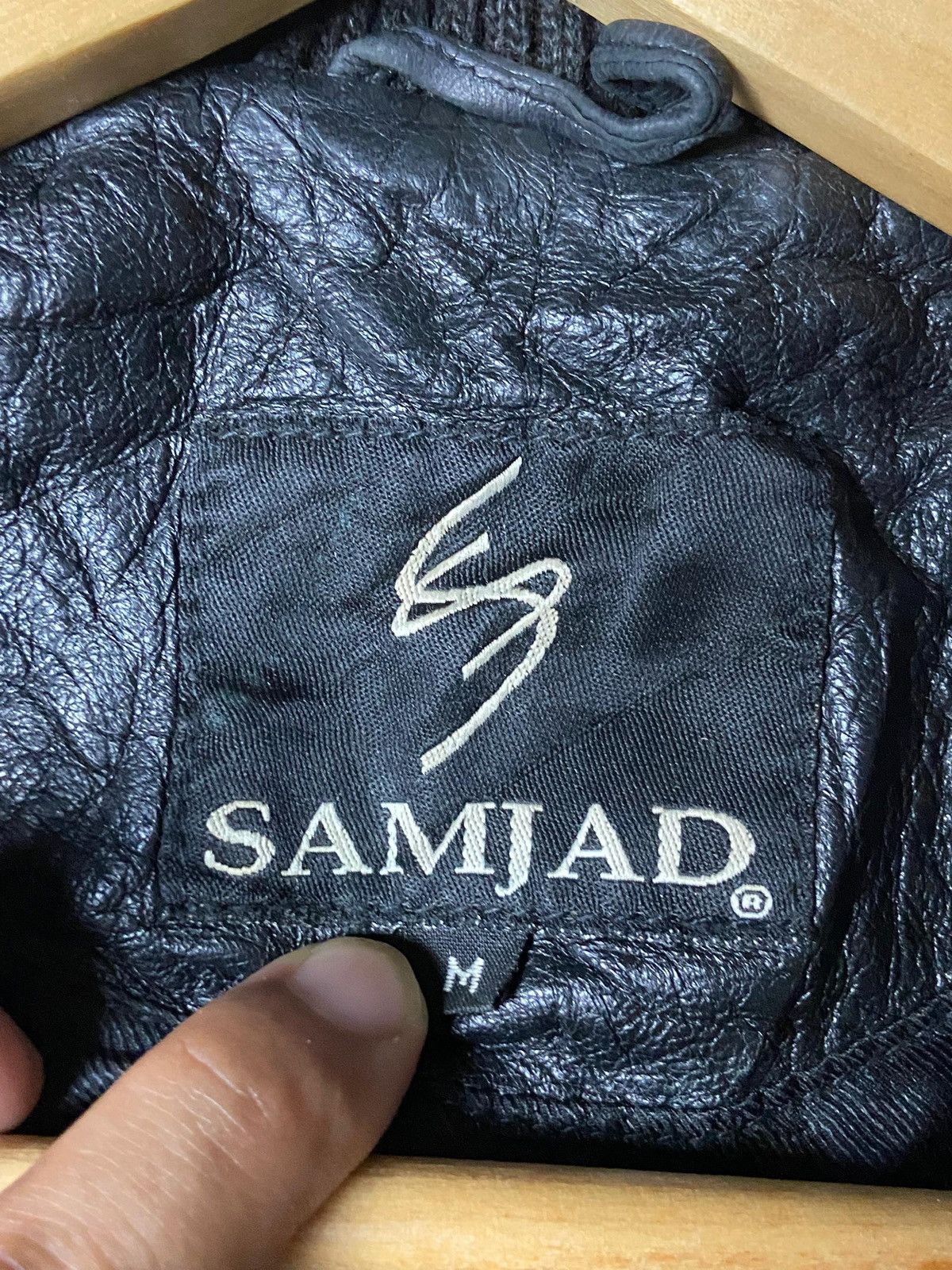 Japanese Brand SAMJAD Brand Crop Leather Jacket (141) Size US M / EU 48-50 / 2 - 7 Thumbnail