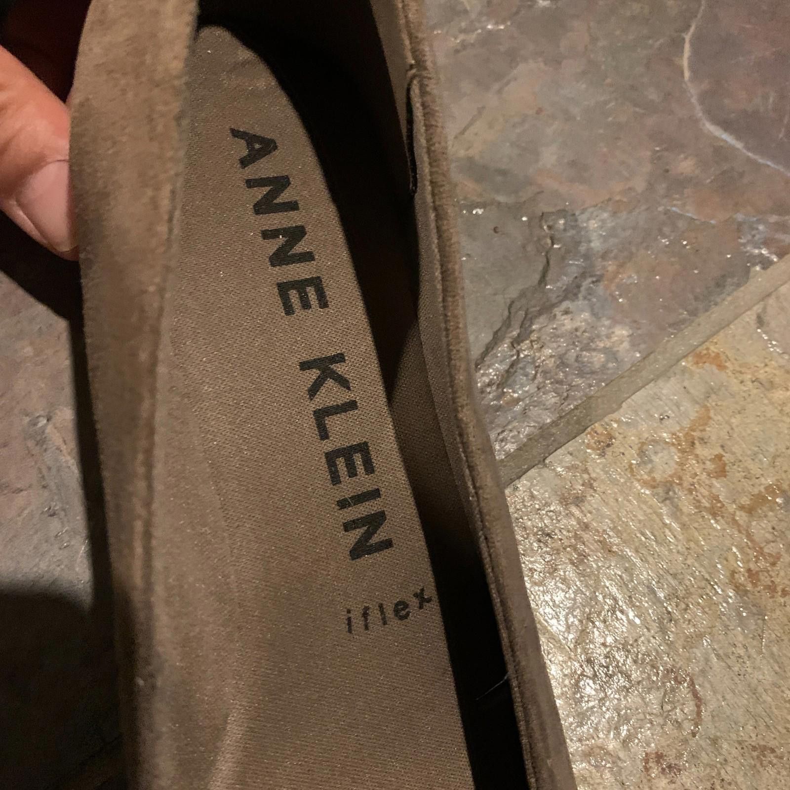 Designer ANNE KLEIN Akmaysel iFlex Brown Cap Toe Flats - Sz 8M (S636) Size US 8 / IT 38 - 7 Thumbnail