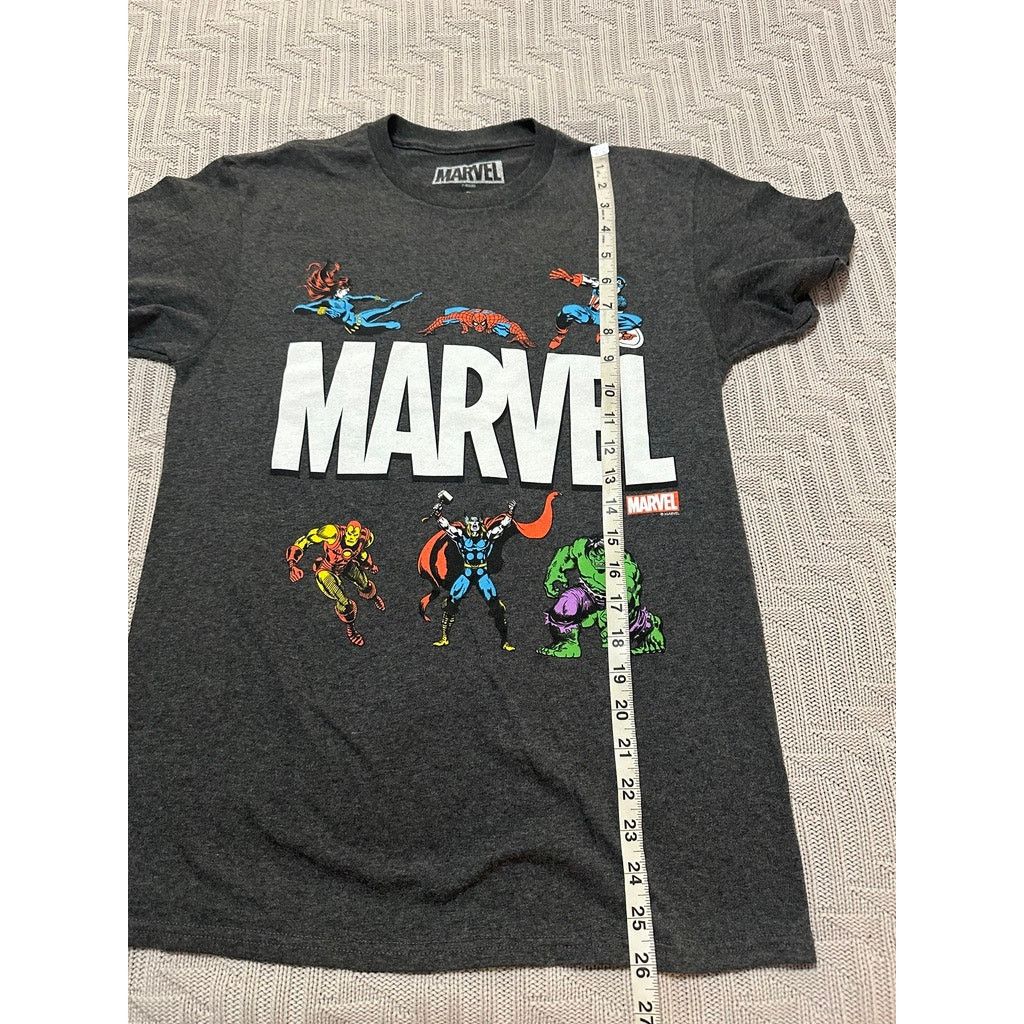 Marvel Comics Marvel gray graphic t-shirt size S Size US S / EU 44-46 / 1 - 6 Thumbnail