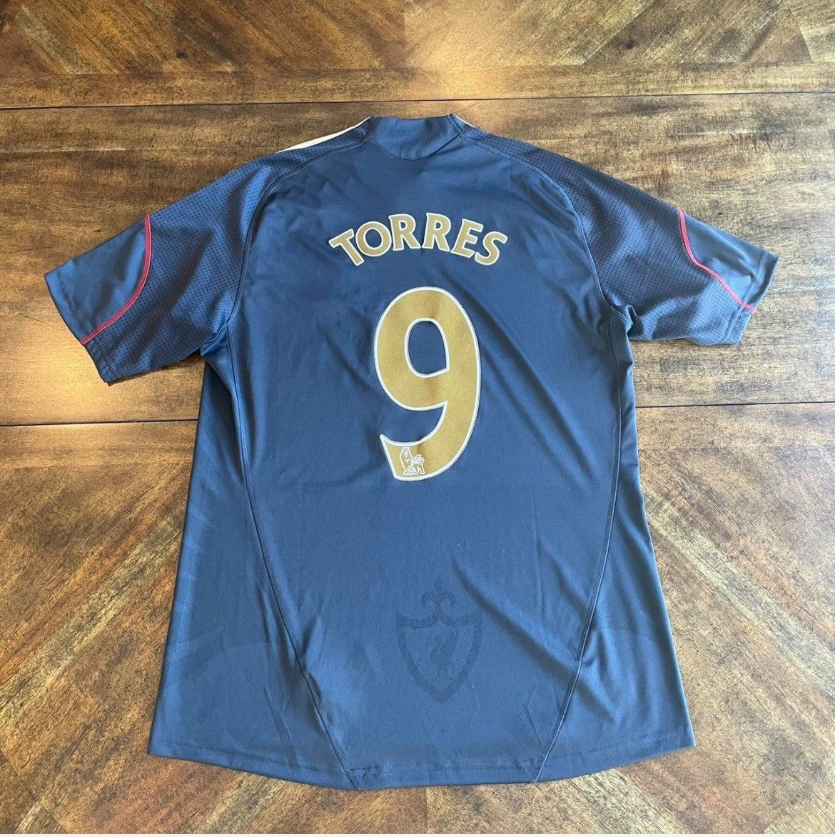 Liverpool fc 09/10 away soccer jersey Fernando Torres