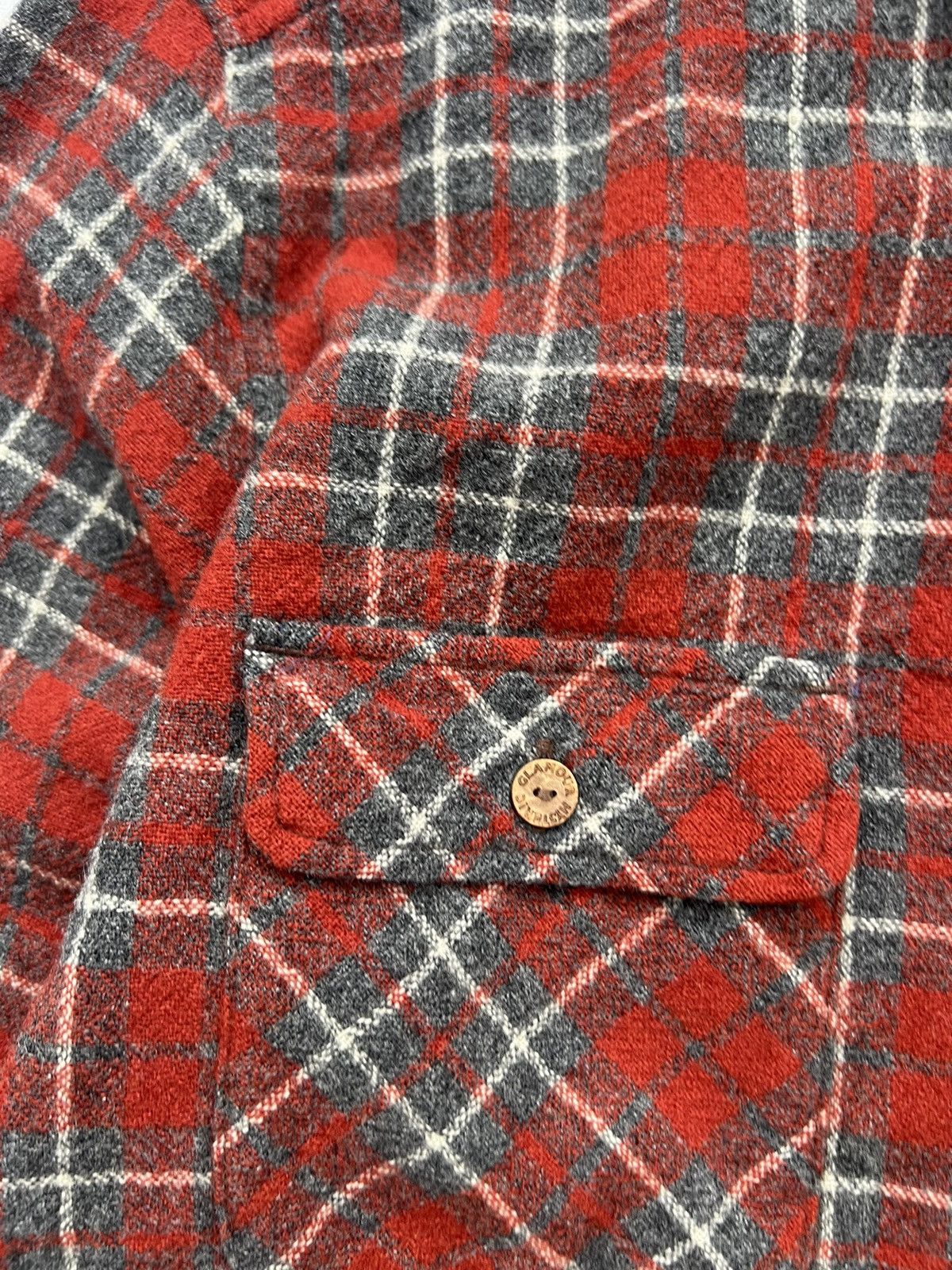 Hysteric Glamour 00's HYSTERIC GLAMOUR HEAVY WOOL FLANNEL CHECK TIMBER SHIRT Size US M / EU 48-50 / 2 - 5 Thumbnail