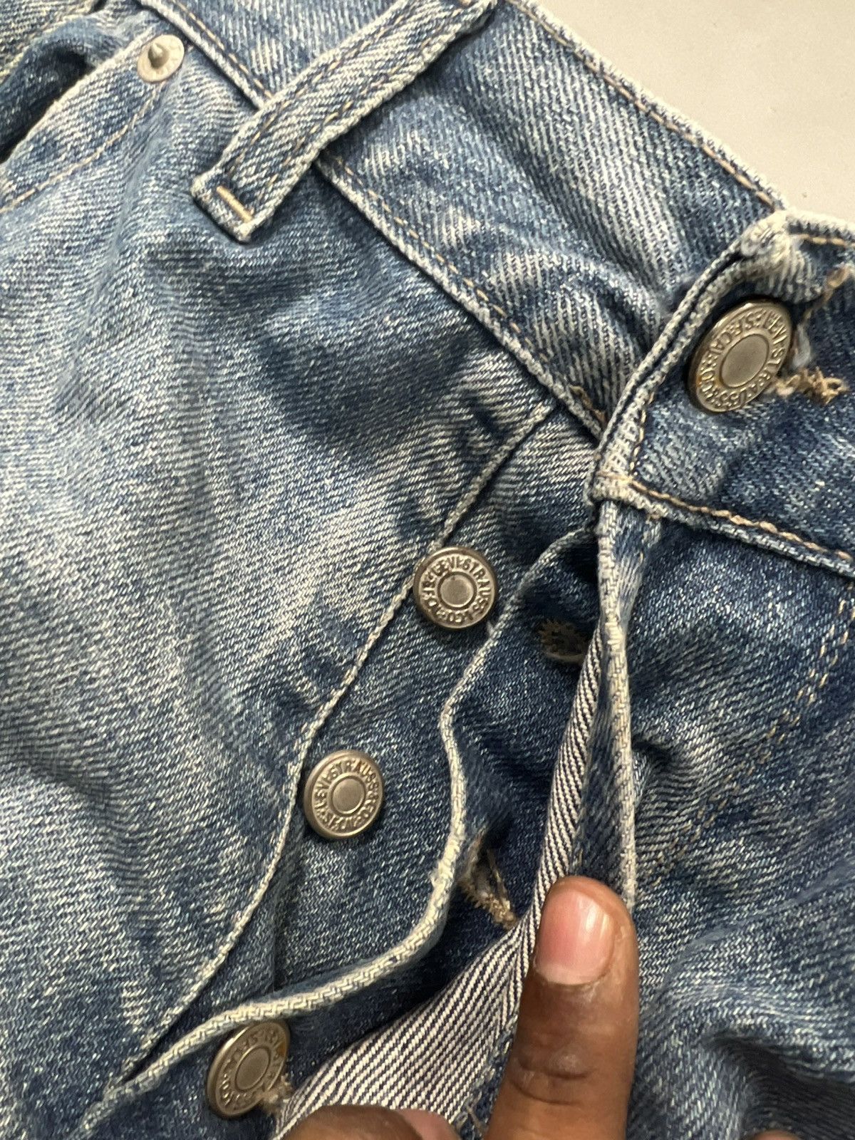 Levi's Vintage levis engineers denim pants buckle belt Size US 34 / EU 50 - 5 Thumbnail