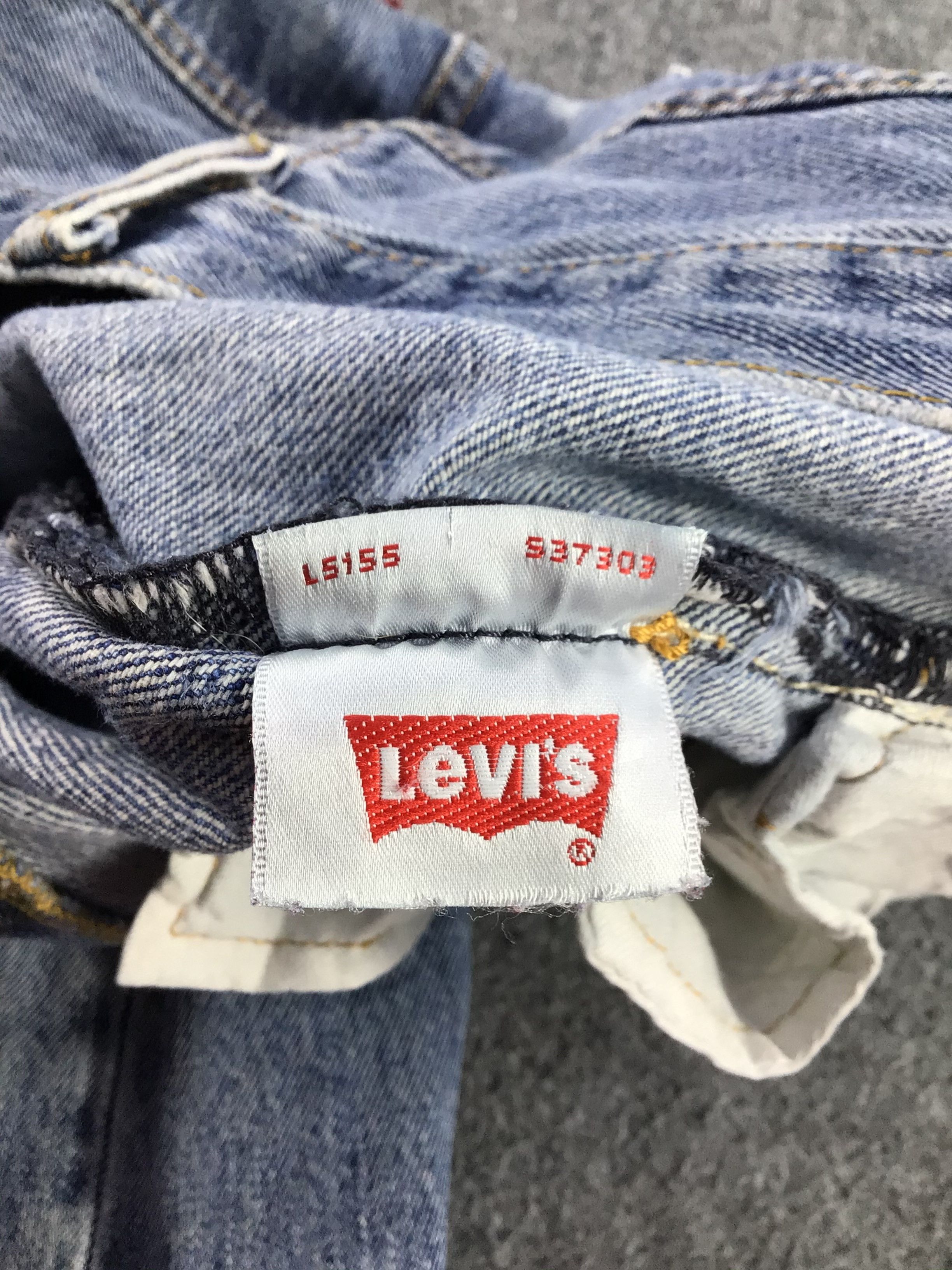 Levi's Distress Vintage Levis 501 Jeans Faded Blue Denim -J409 Size US 36 / EU 52 - 13 Thumbnail