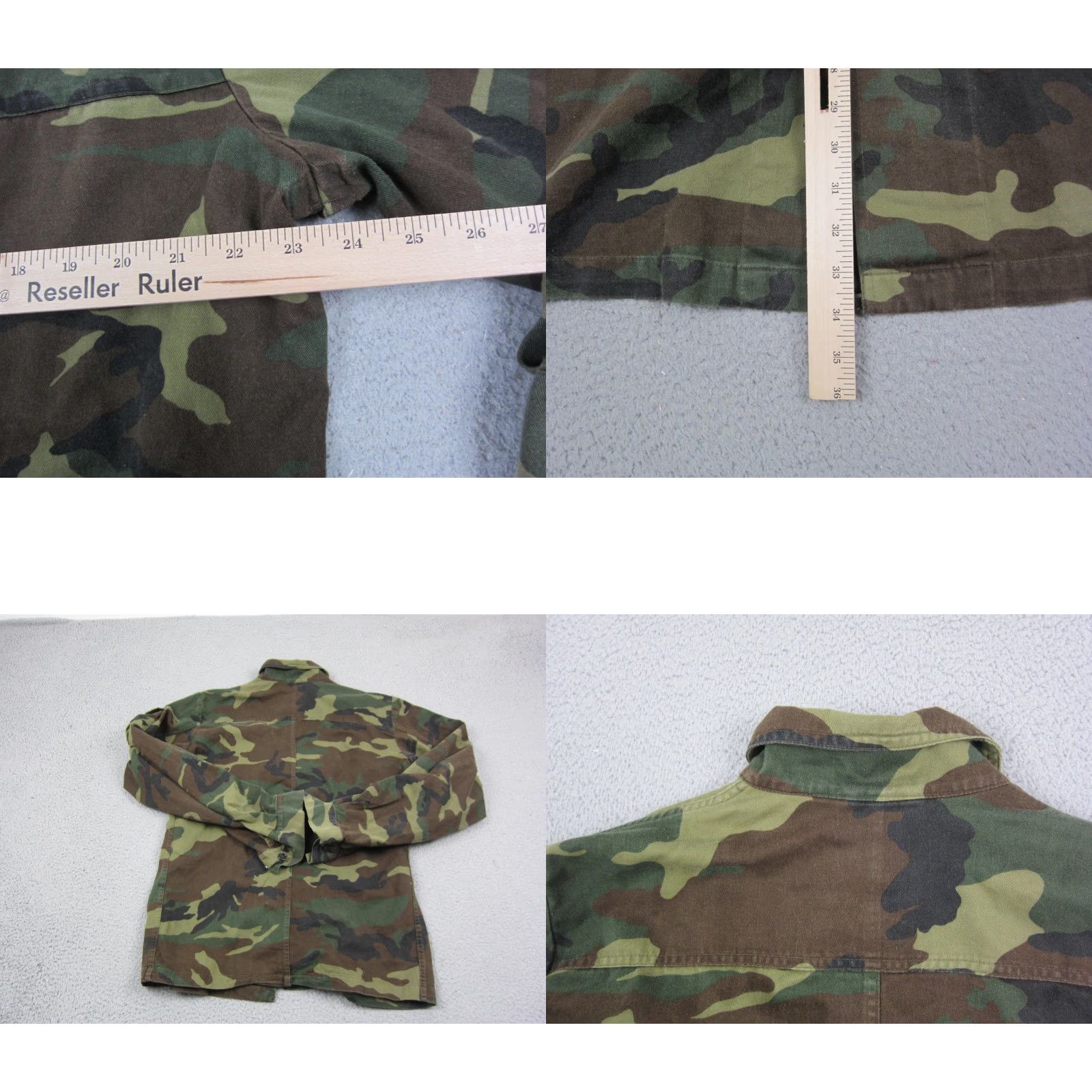 Vintage VINTAGE Italian Army Jacket Mens L Green Camo Military Field NATO 90s Military Jacket Mens L Green Camouflage Italy USA 80s 90s Size US L / EU 52-54 / 3 - 8 Thumbnail