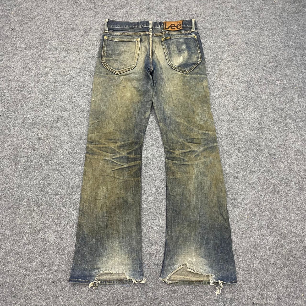 Lee 💥Flare💥Vintage Lee Riders Distressed Denim Size US 31 - 2 Thumbnail