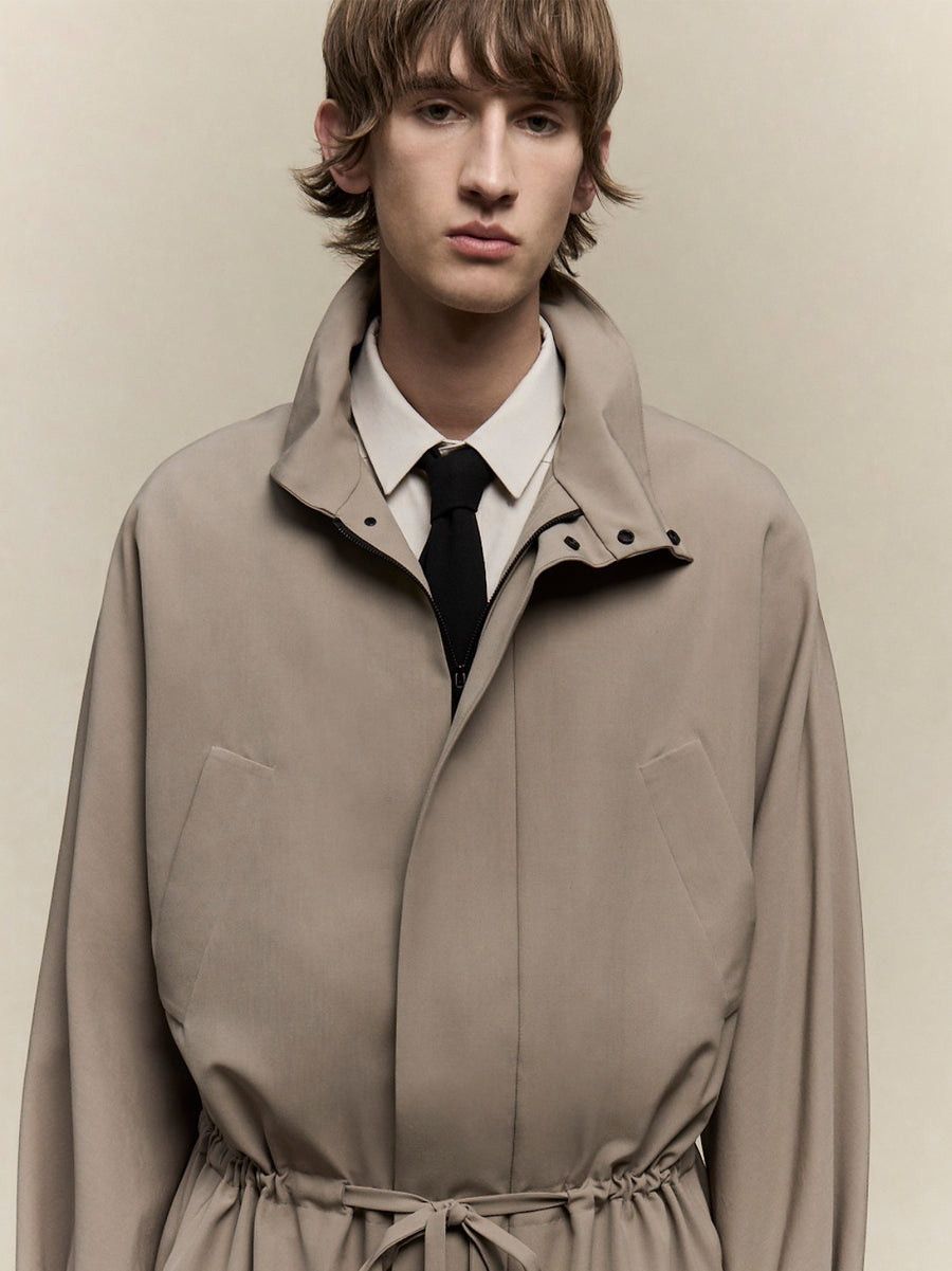 Fear of God o1mle0326 Wool Parka In Beige Size US L / EU 52-54 / 3 - 2 Thumbnail