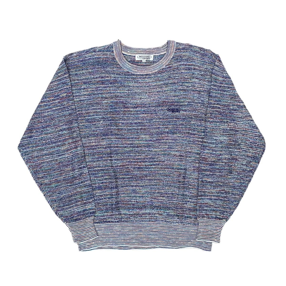 image of Archival Clothing x Missoni Vintage Missoni Sport Pattern Knit Sweater in Black White Pattern (Size